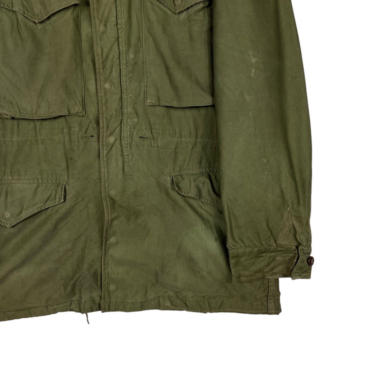 Vintage 🔥 50s Vintage M51 Reading Mfg. Field Jacket Long Small Size US S / EU 44-46 / 1 - 6 Thumbnail