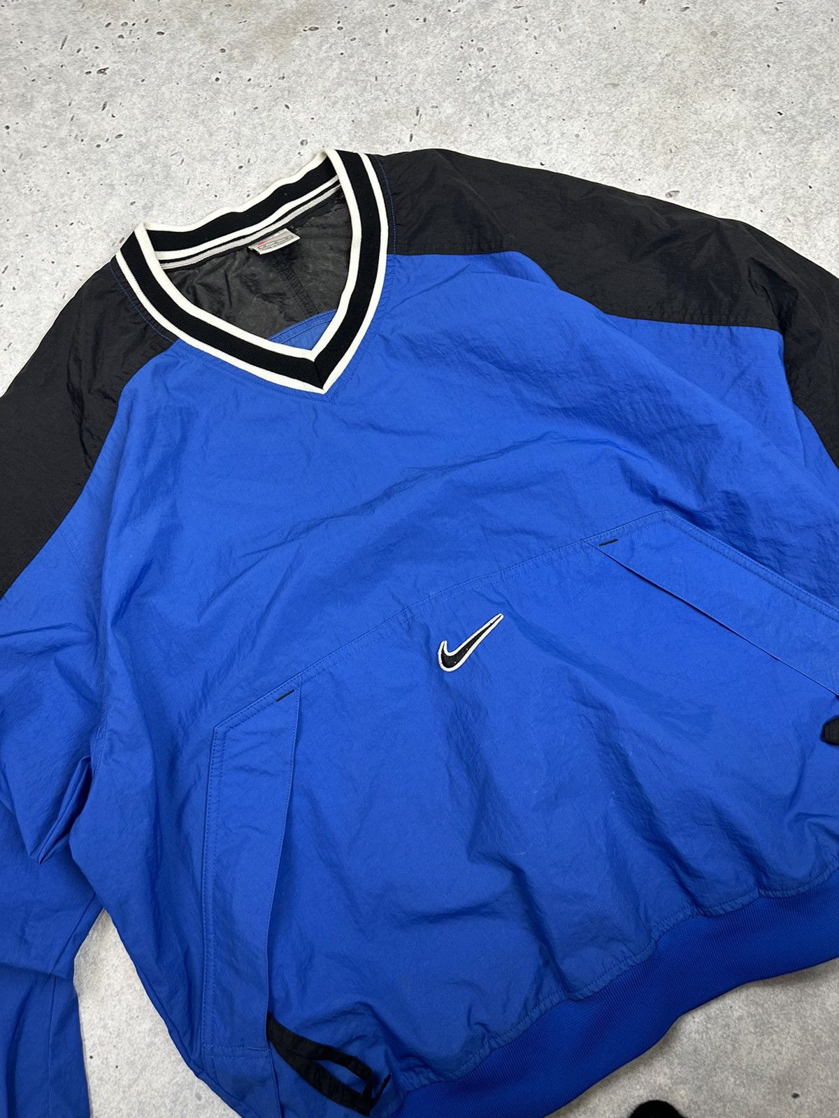 Nike Vintage 90s Nike Center Nylon Sweatshirt Drill Size US M / EU 48-50 / 2 - 4 Thumbnail