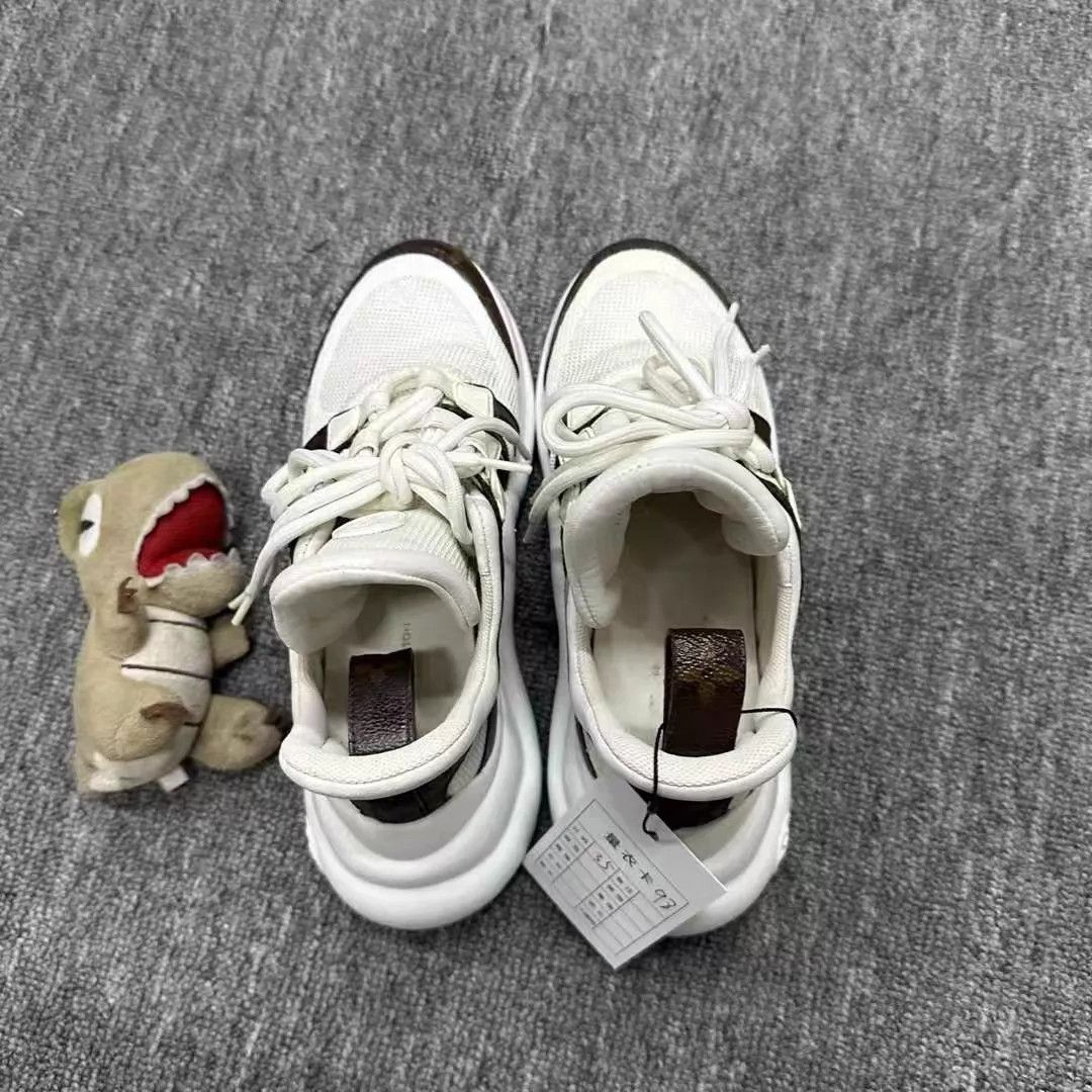 Louis Vuitton LV white Monogram dad shoe 35 Size US 4.5 / IT 34.5 - 5 Thumbnail