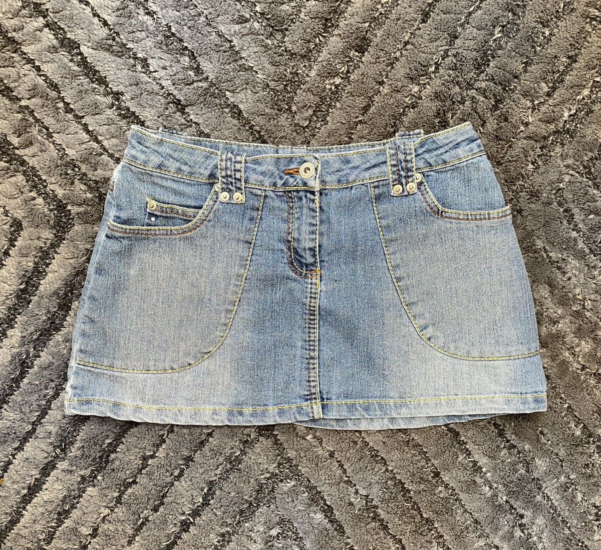 Y2K Blue Denim Skirt