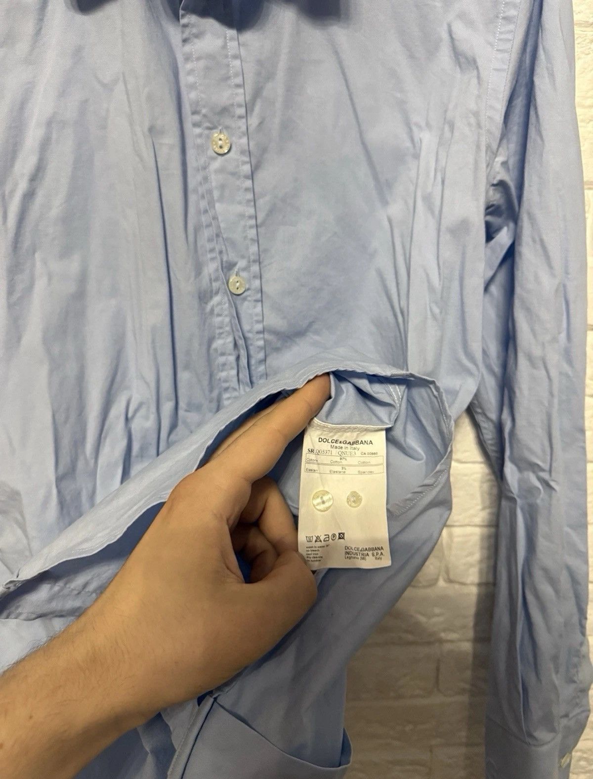 Dolce & Gabbana Dolce Gabbana Gold Shirt Button Up Italy Made Sz M Size US M / EU 48-50 / 2 - 6 Thumbnail