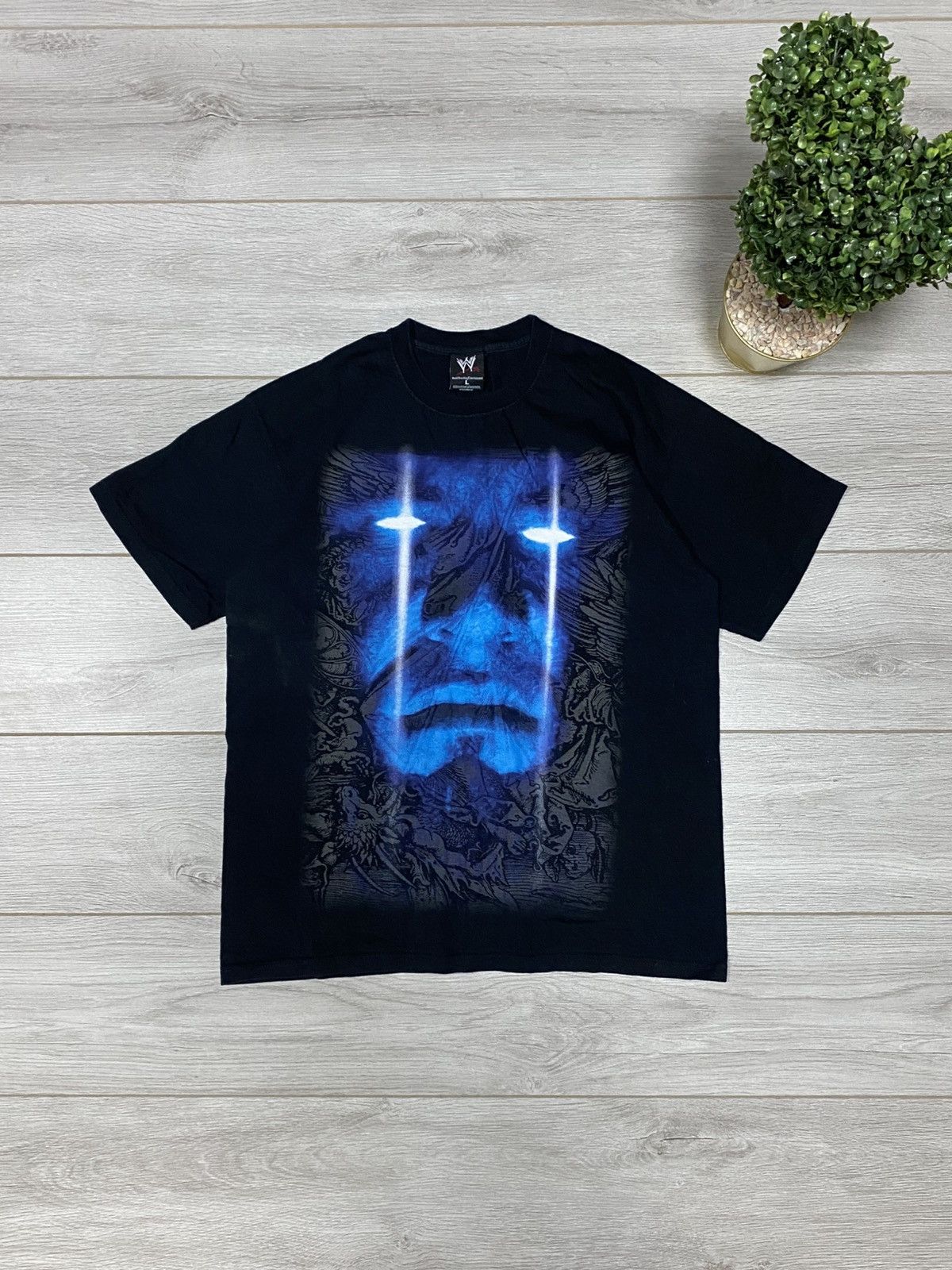 WWE The undertaker 2005 eternal phenom wrestling overprint Tee Size US L / EU 52-54 / 3 - 1 Thumbnail