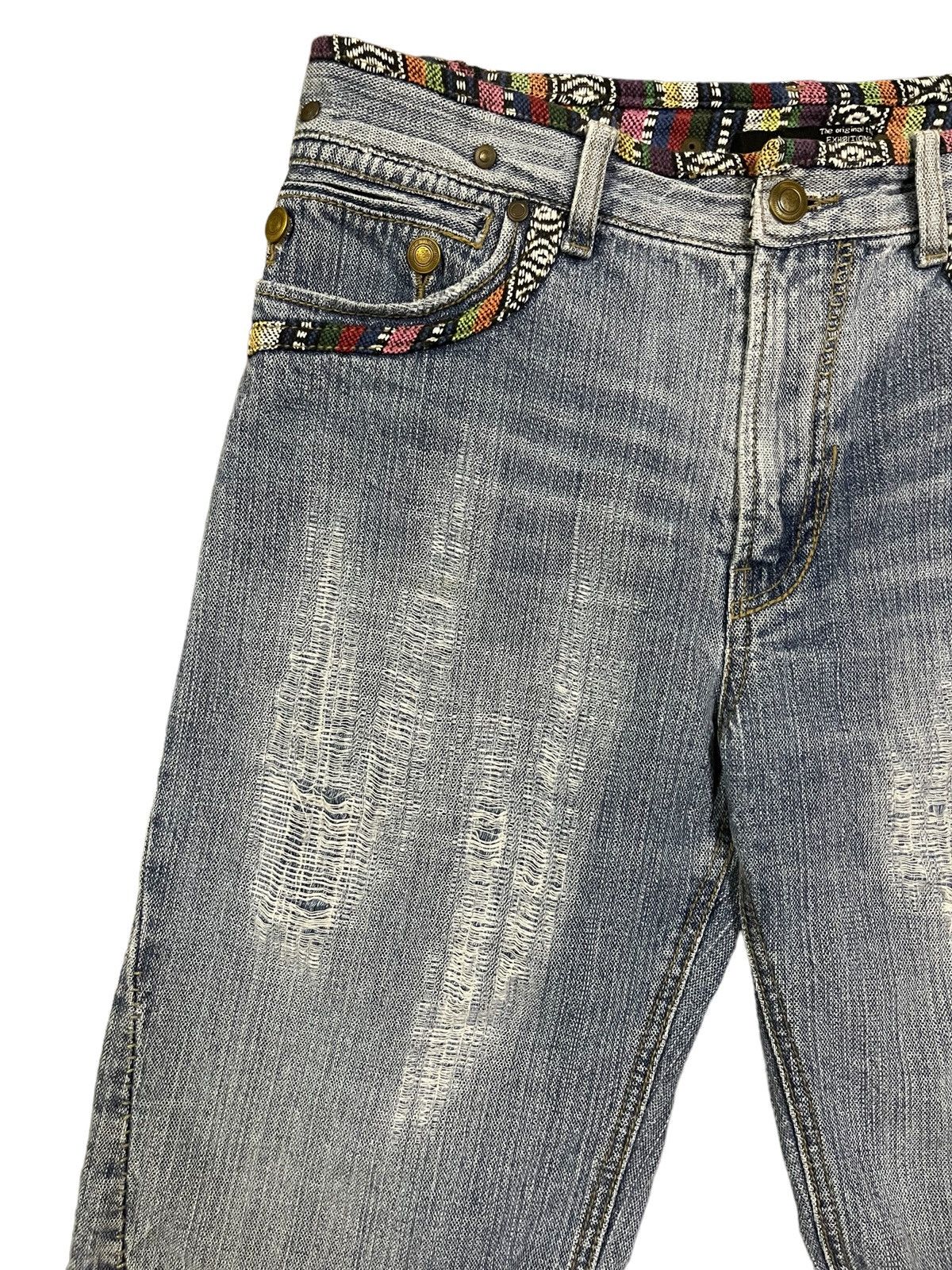 Other Crazy Y2K Japanese Brand Ripped Distressed Short Jeans Size US 32 / EU 48 - 4 Thumbnail