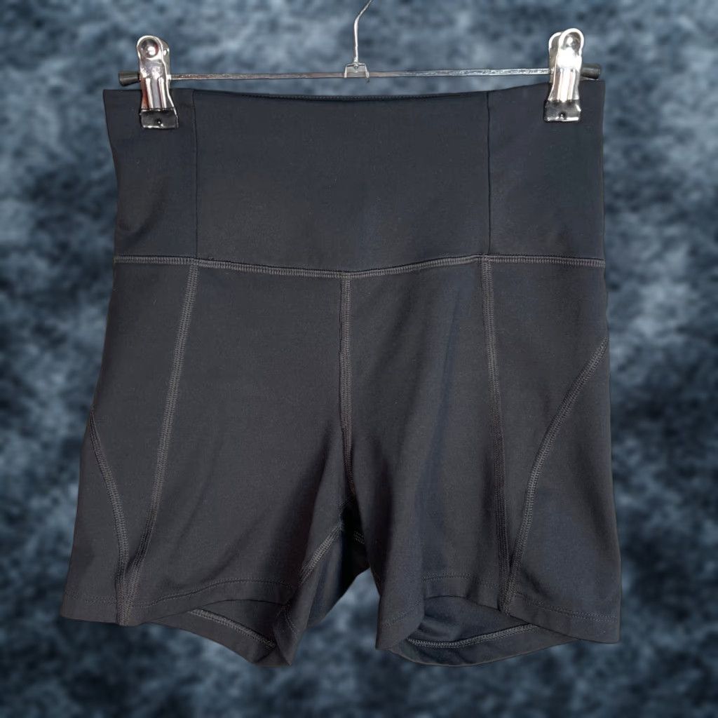 Girlfriend Collective Girlfriend Collective Womens Size Small Black High-Waisted Biker Shorts Size 28" / US 6 / IT 42 - 1 Thumbnail