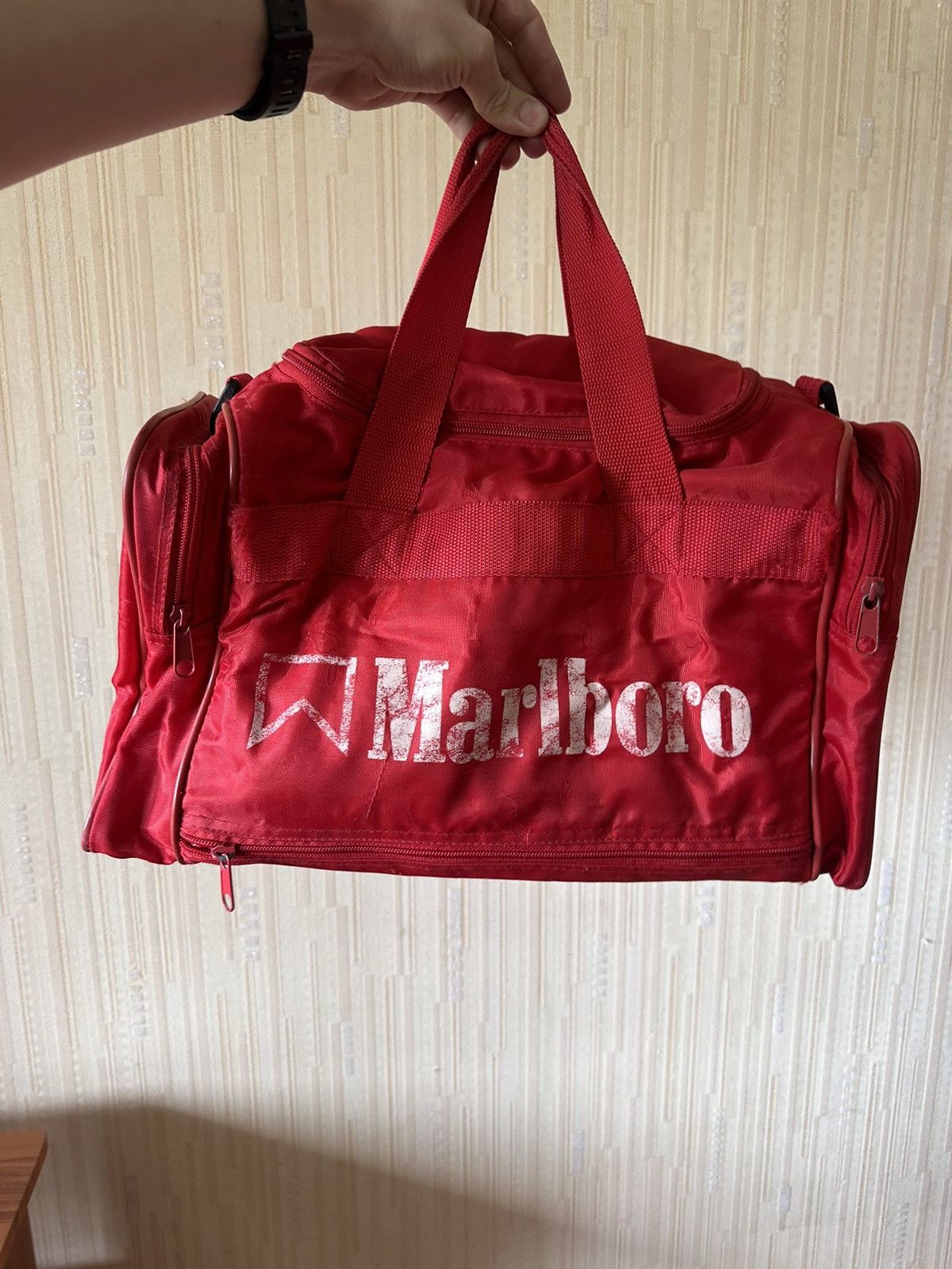 Marlboro × Vintage Vintage Marlboro bag red logo Size ONE SIZE - 7 Thumbnail