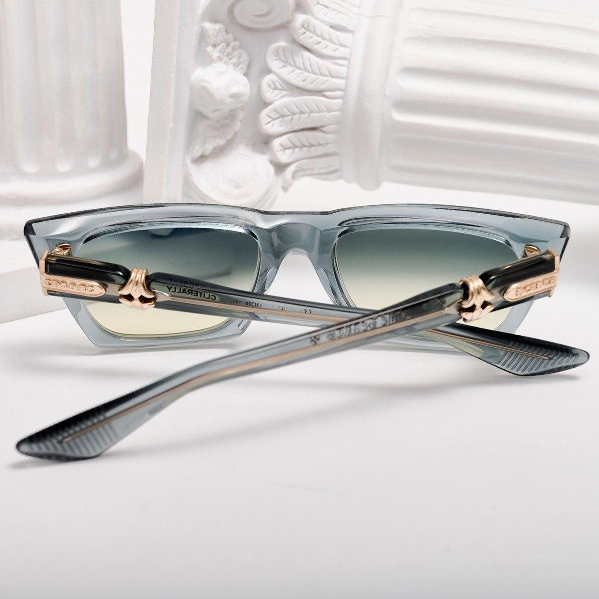 Chrome Hearts CHROME HEARTS CLITERALLY SLATED SUNGLASSES Size ONE SIZE - 7 Thumbnail