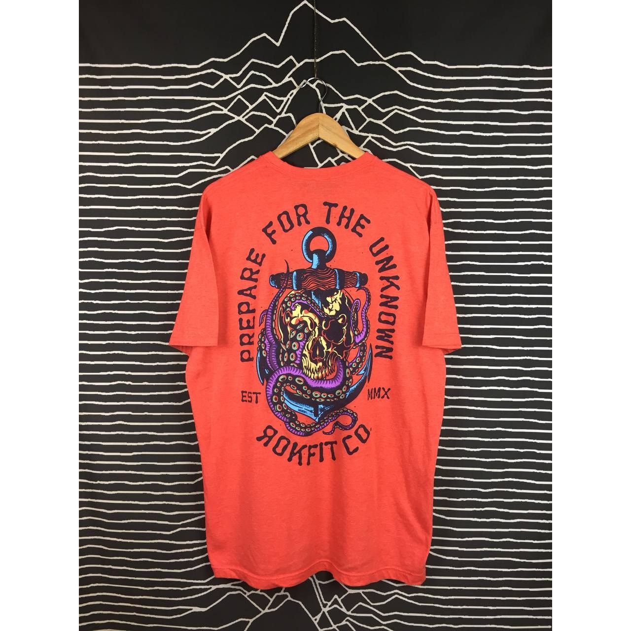 Vintage Rokfit Athletic Streetwear Prepare For The Unknown Tee Size US XXL / EU 58 / 5 - 2 Thumbnail
