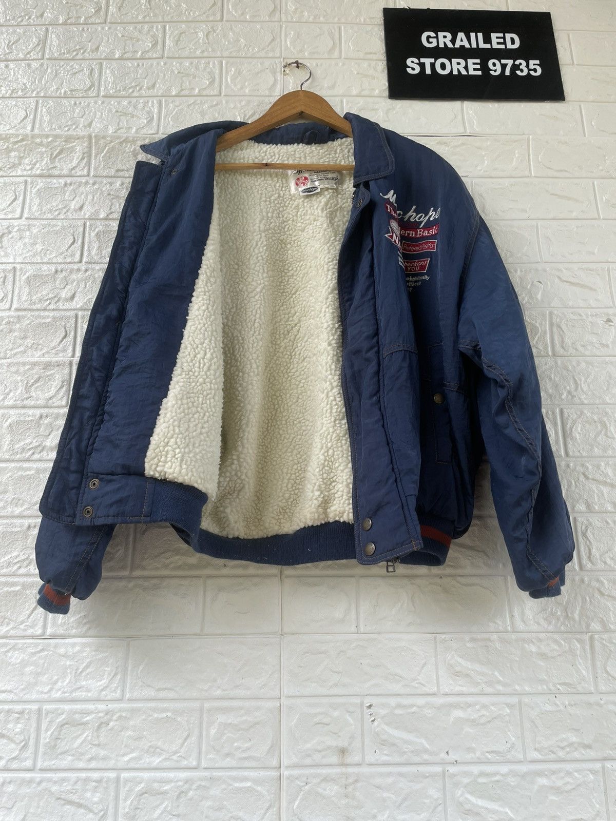 Japanese Brand × Vintage Vintage Machope Bomber Jacket Size US L / EU 52-54 / 3 - 3 Thumbnail