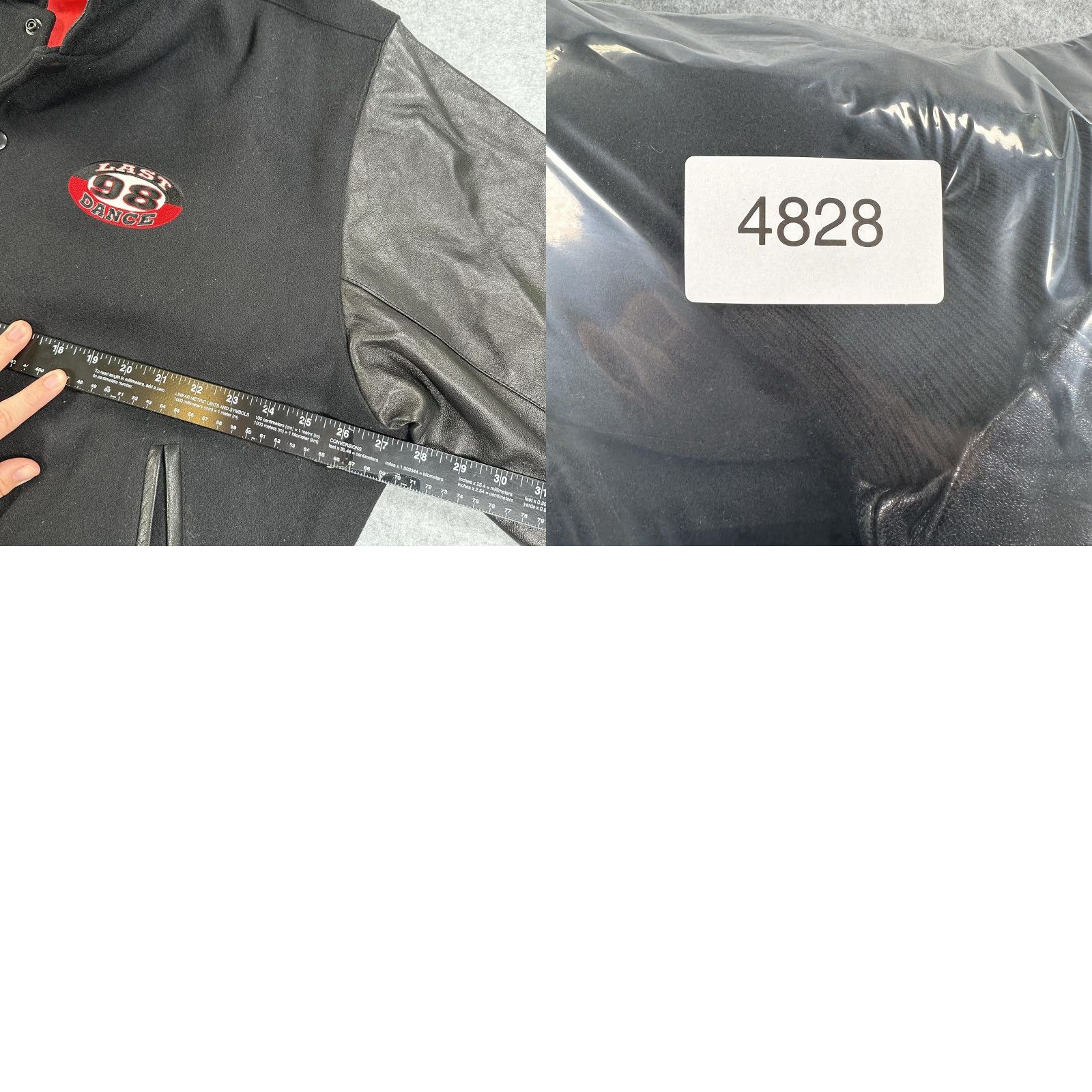 Jordan Brand VINTAGE Jordan Last Dance 98 Varsity Jacket Mens L Black Wool Leather USA Jacket Size US L / EU 52-54 / 3 - 9 Thumbnail