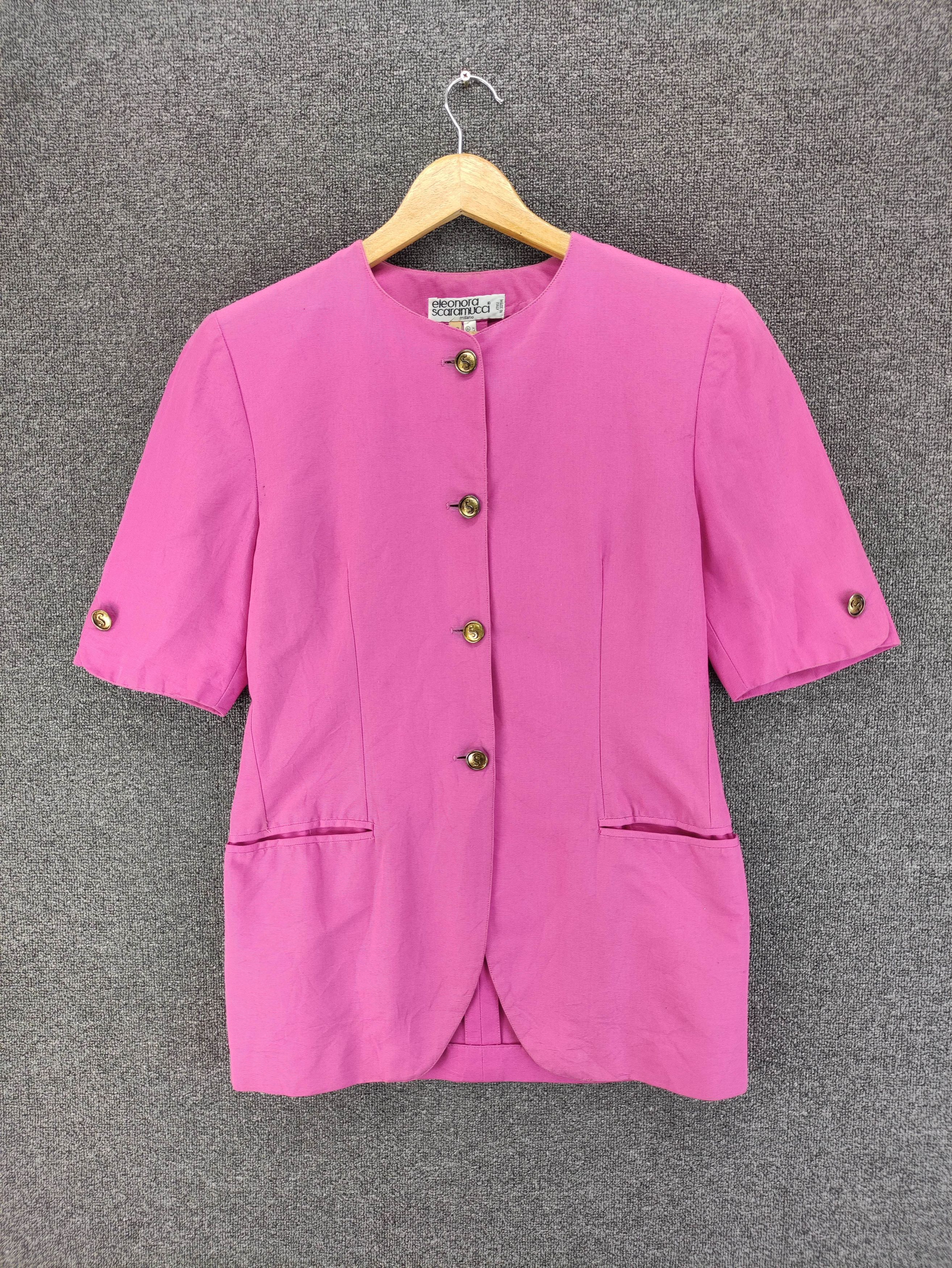 Vintage Eleonora Scaramucci Milano Short Sleeve Coat Jacket