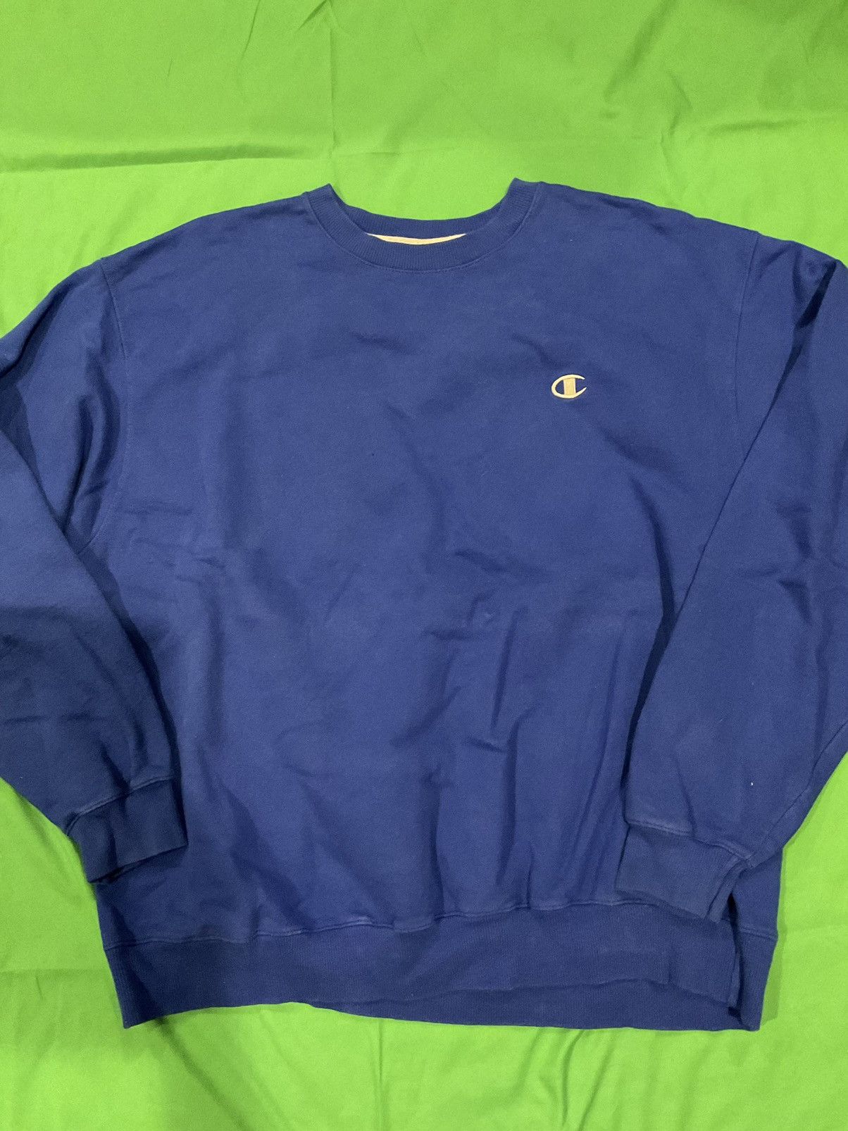 Champion × Vintage Vintage Blue Champion crewneck sweatshirt Size US XXL / EU 58 / 5 - 1 Thumbnail
