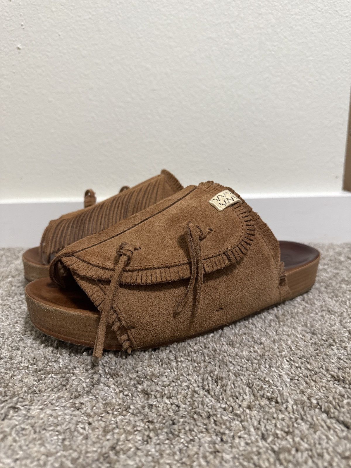 visvim ビズビム LAMA SANDAL-FOLK レザーサンダル VISVIM(ビズビム) LAMA SANDAL-FOLK LT.BROWN | command+enter