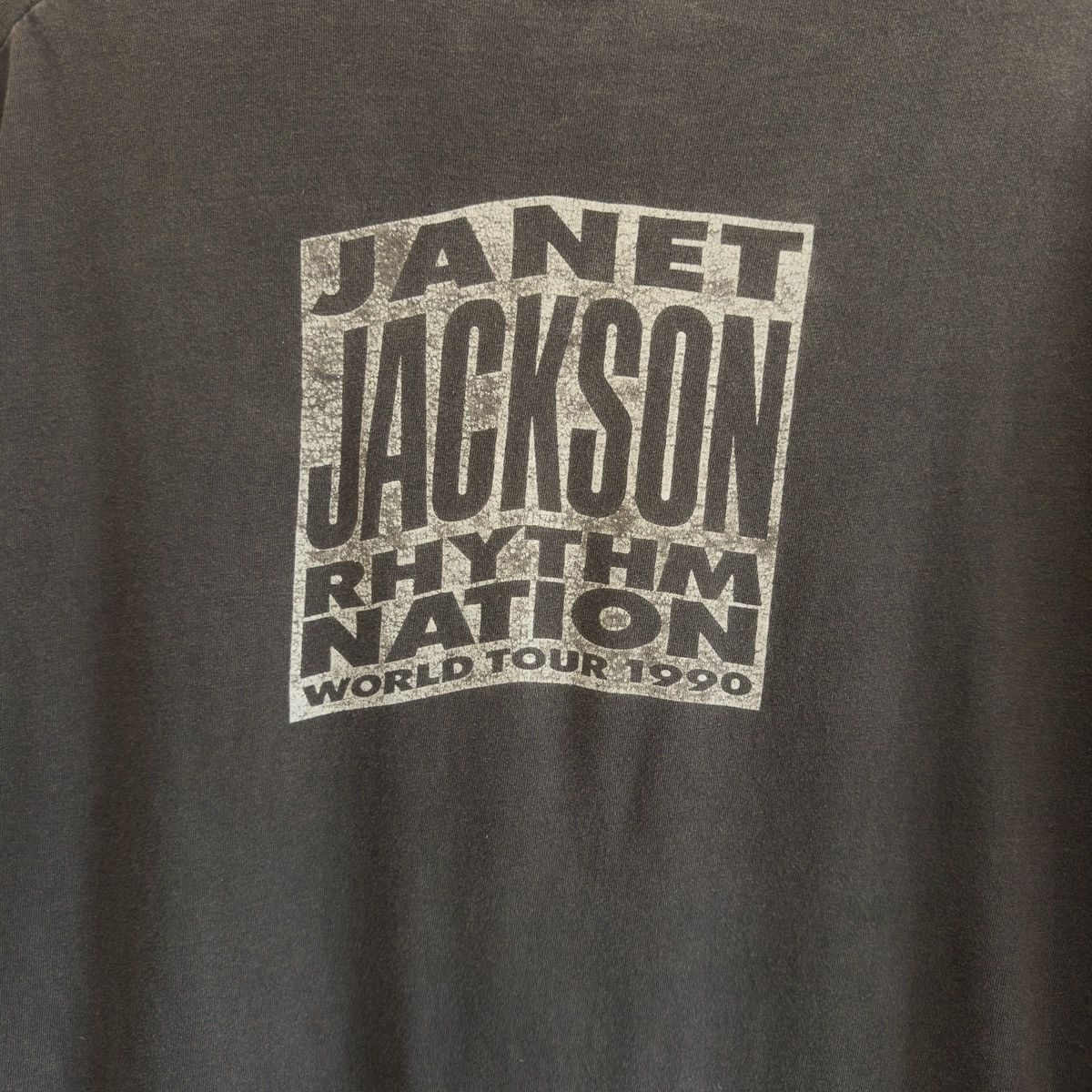 Band Tees × Vintage 1990 Janet Jackson Rhythm Nation World Tour T-shirt Size US XL / EU 56 / 4 - 8 Thumbnail