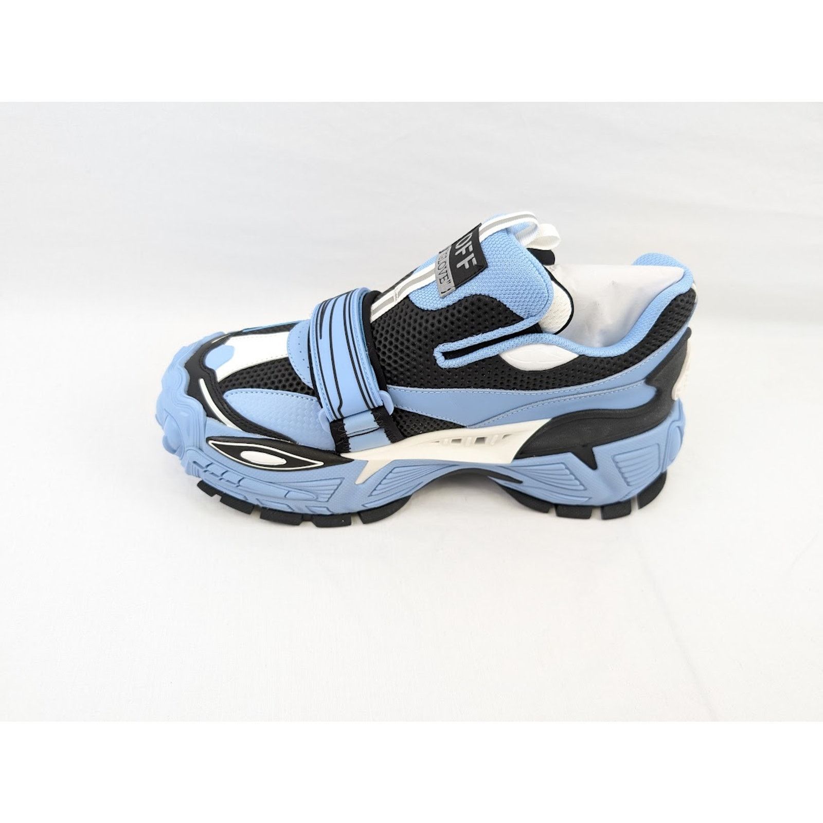 Off-White o1rshd1 Glove Slip On Sneakers in Light Blue/Black Size US 11 / EU 44 - 14 Thumbnail