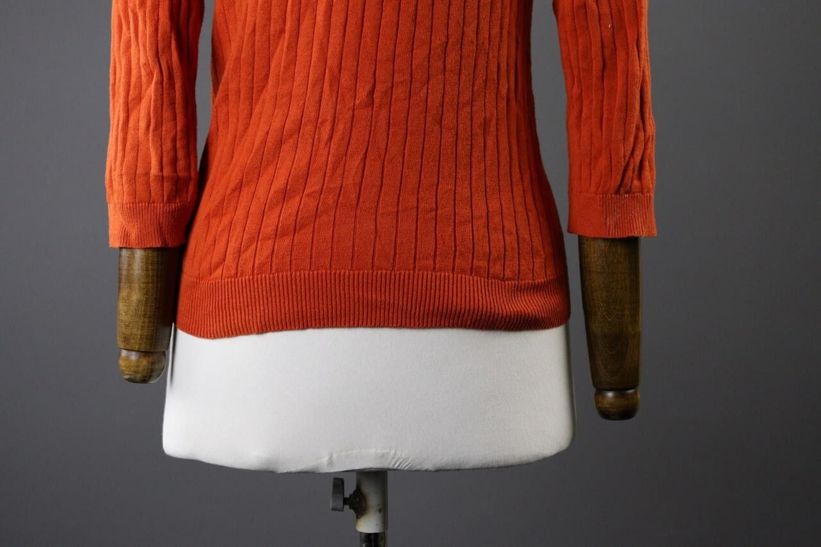 Lauren Ralph Lauren Lauren Ralph Lauren Orange Relaxed Top Shirt Size L Size L / US 10 / IT 46 - 7 Thumbnail