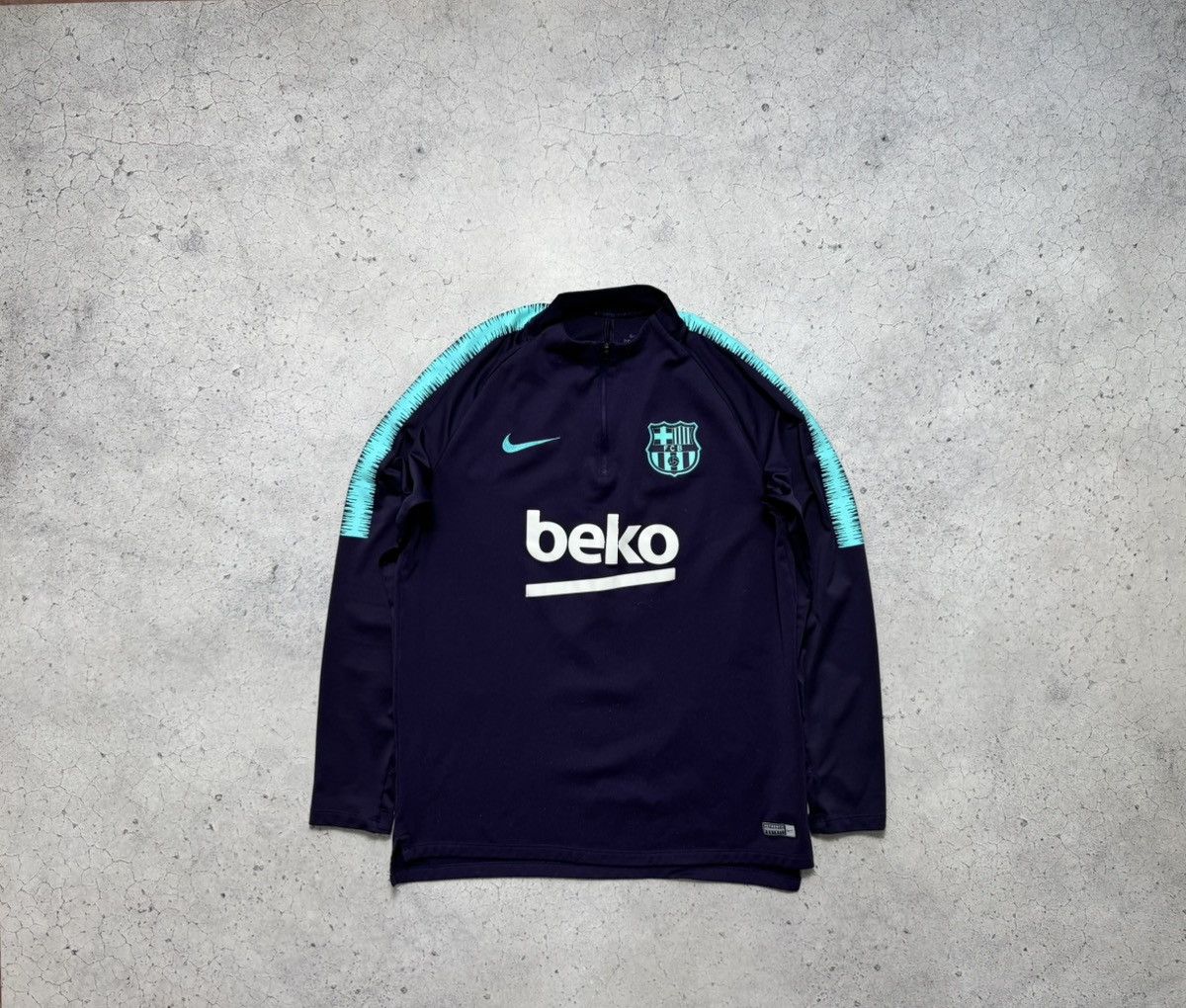 Nike Nike Dri-Fit FC Barcelona Training Jacket 1/4 Zip Track Top Size US L / EU 52-54 / 3 - 1 Thumbnail