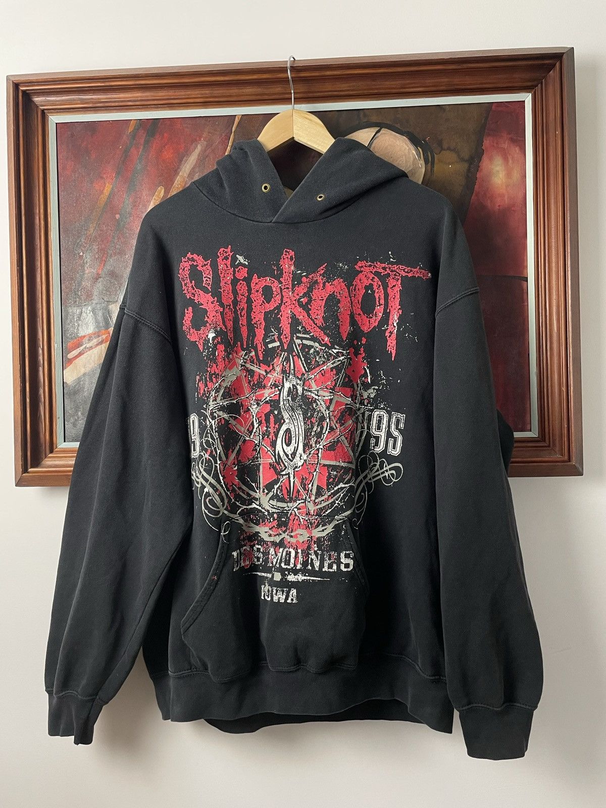 Herren Kapuzenpullover Oversized - Y2K Vintage Style Mit Backprint | Baggy Streetwear Hoodie