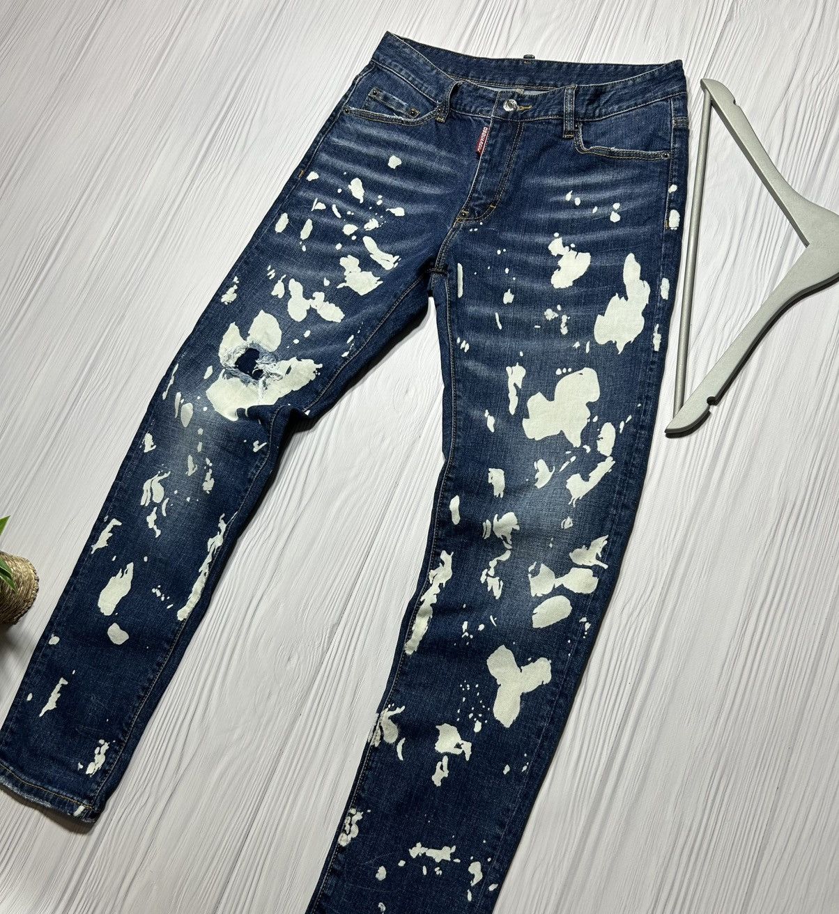 Dsquared2 Dsquared2 Acid Wash Denim Pants Size 32 Made In Italy Size US 32 / EU 48 - 2 Thumbnail