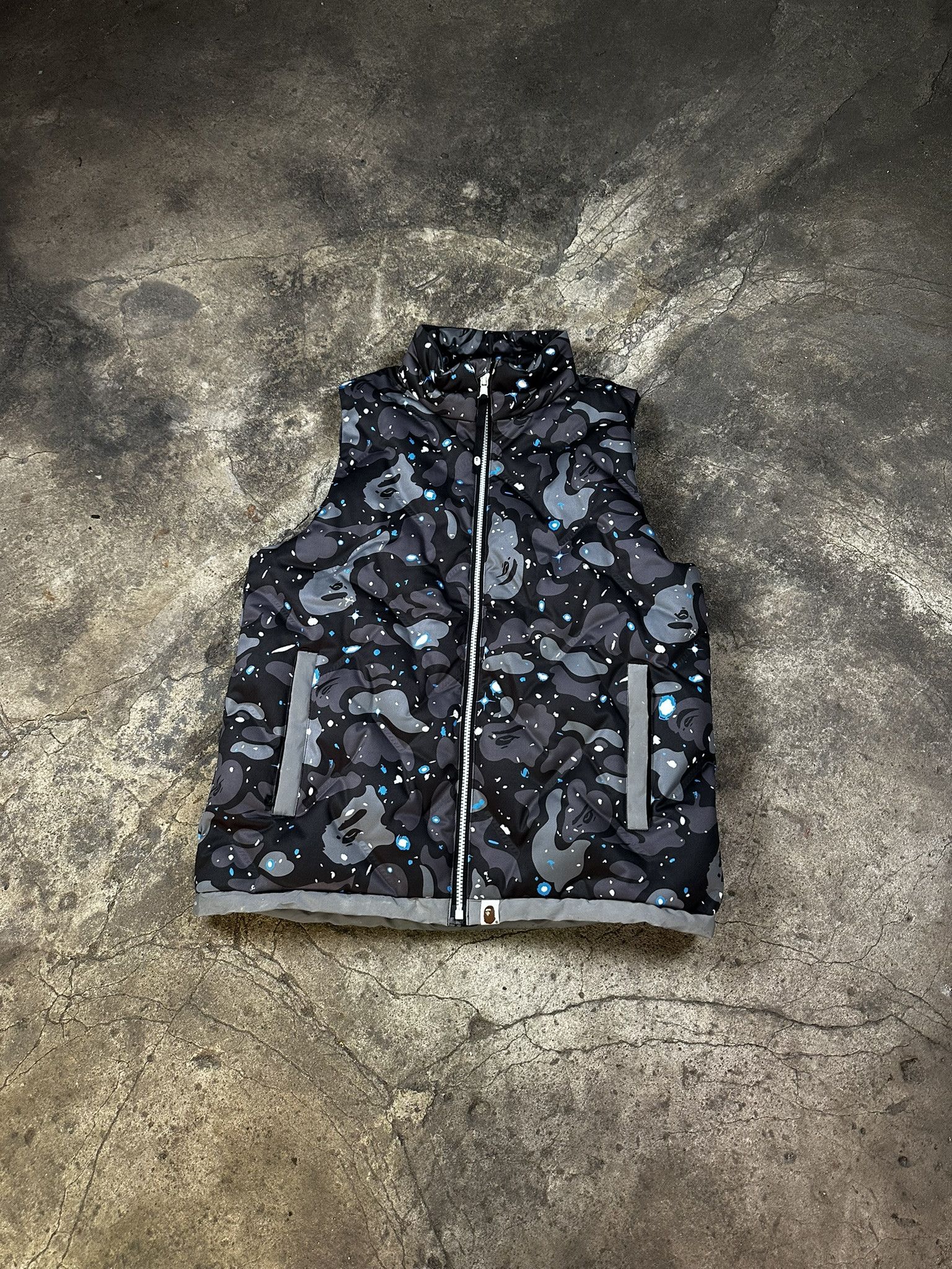 Bape BAPE Space Camo Down Puffer Vest Size US M / EU 48-50 / 2 - 1 Thumbnail