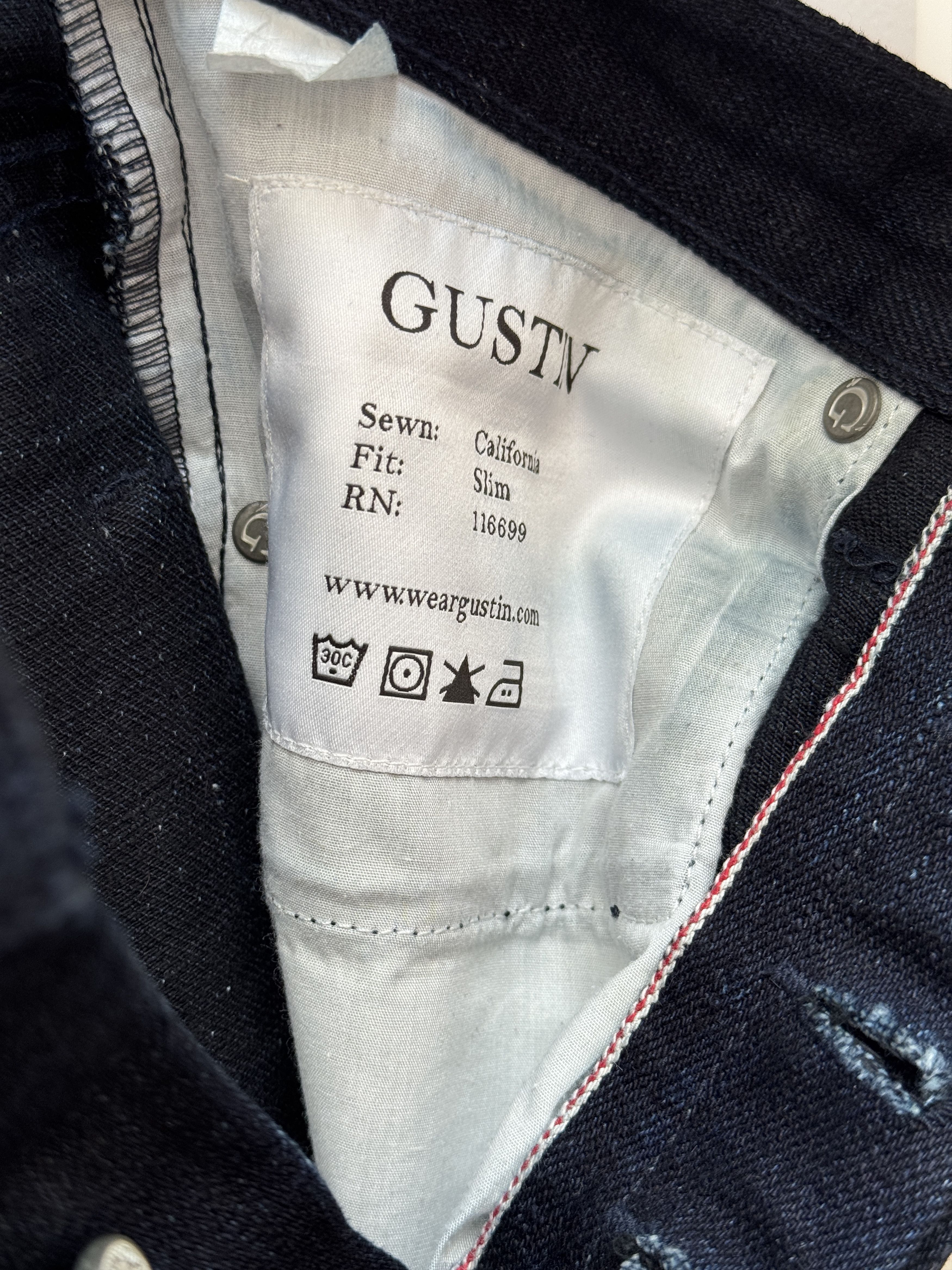Gustin Gustin Double Indigo Selvedge Denim - Slim 32 Size US 32 / EU 48 - 12 Thumbnail