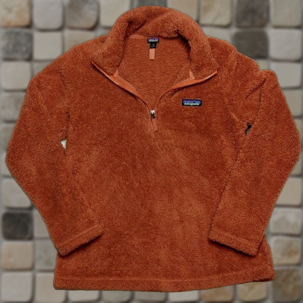 Patagonia Patagonia Jacket Women Los Gatos 1/4 Zip Fleece Pullover Rust Burnt Orange M Size M / US 6-8 / IT 42-44 - 1 Thumbnail