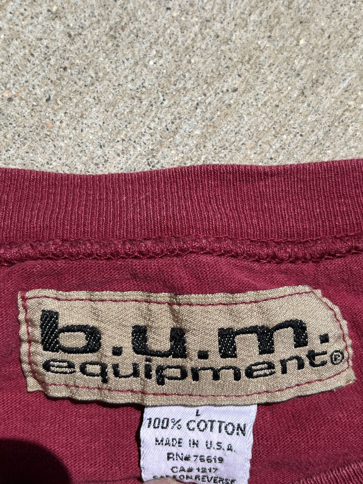 B.U.M Equipment × Vintage Vintage 90s B.U.M Tshirt Size US L / EU 52-54 / 3 - 3 Thumbnail