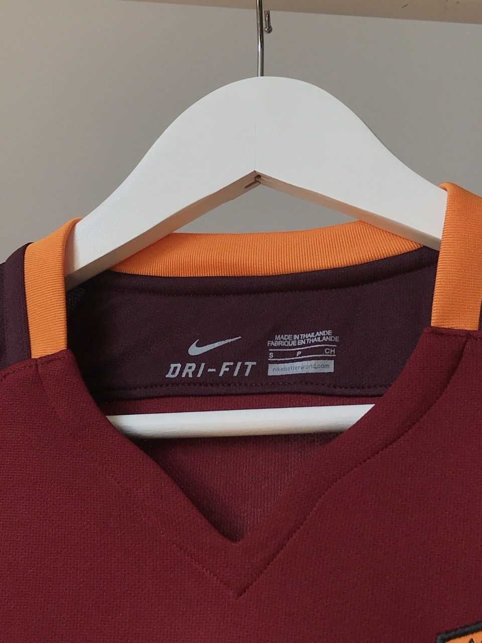 Nike #9 Dzeko AS Roma Football Shirt Soccer Jersey Size US S / EU 44-46 / 1 - 7 Thumbnail