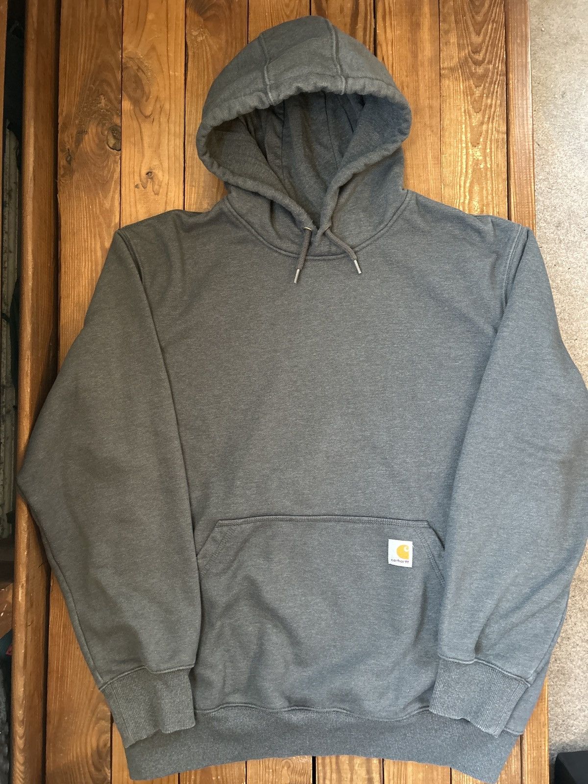 Carhartt × Vintage Carhartt Grey Boxy Rain Defender Hoodie Sweatshirt Size US XL / EU 56 / 4 - 1 Thumbnail