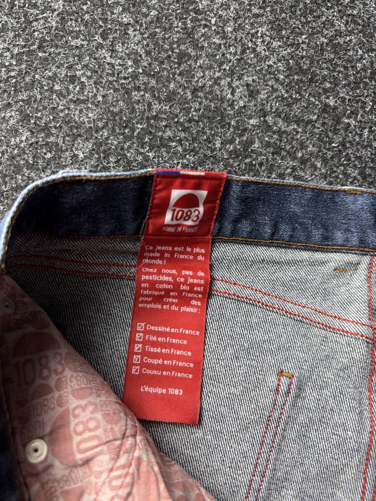 Other Y2K 00s 1083 Organic French Denim Jeans 33x30 Made in France Size US 31 - 10 Thumbnail