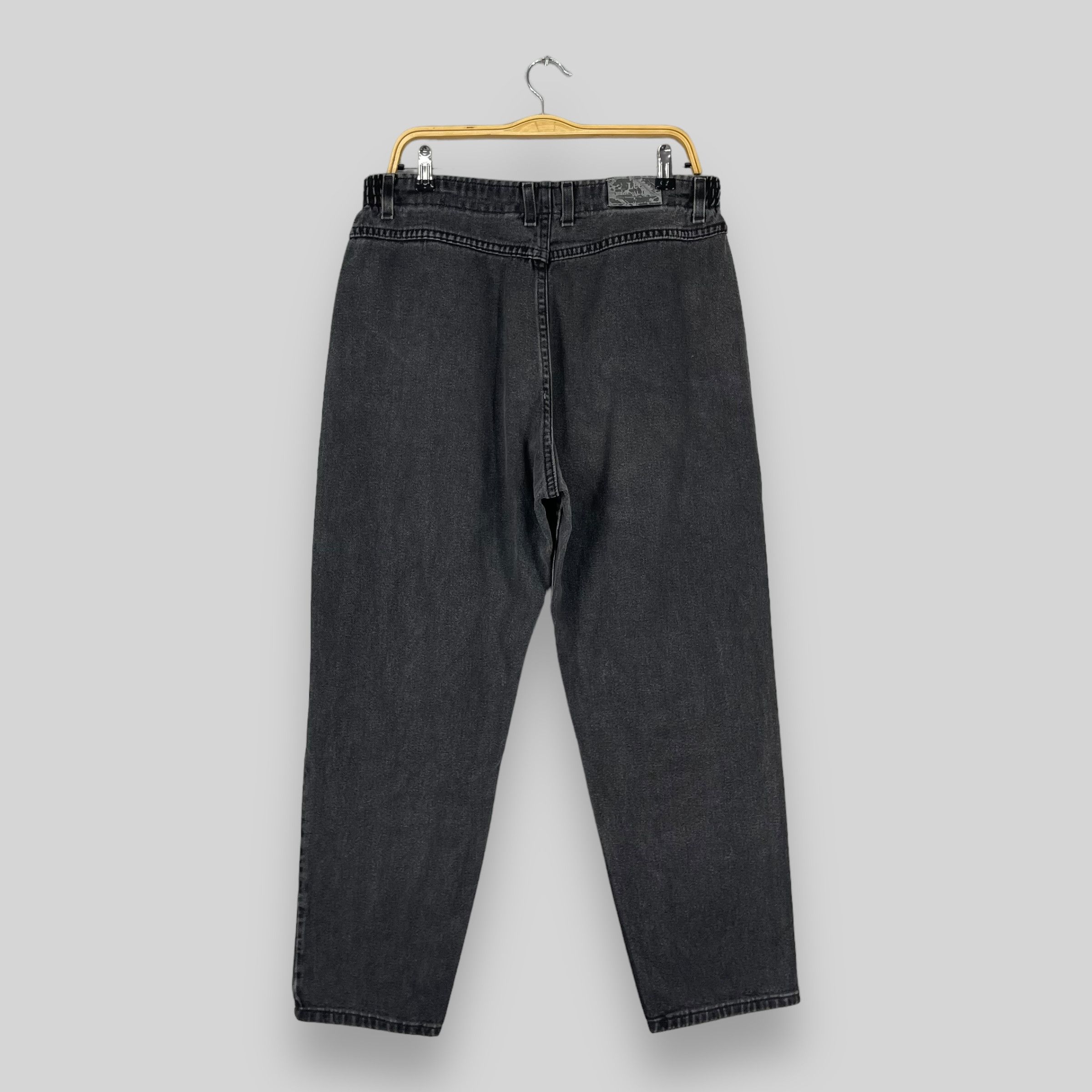 Lee × Vintage Size 33 Vintage Lee Ultra High Waisted Curvy Tapered Jeans Size 33" - 6 Thumbnail