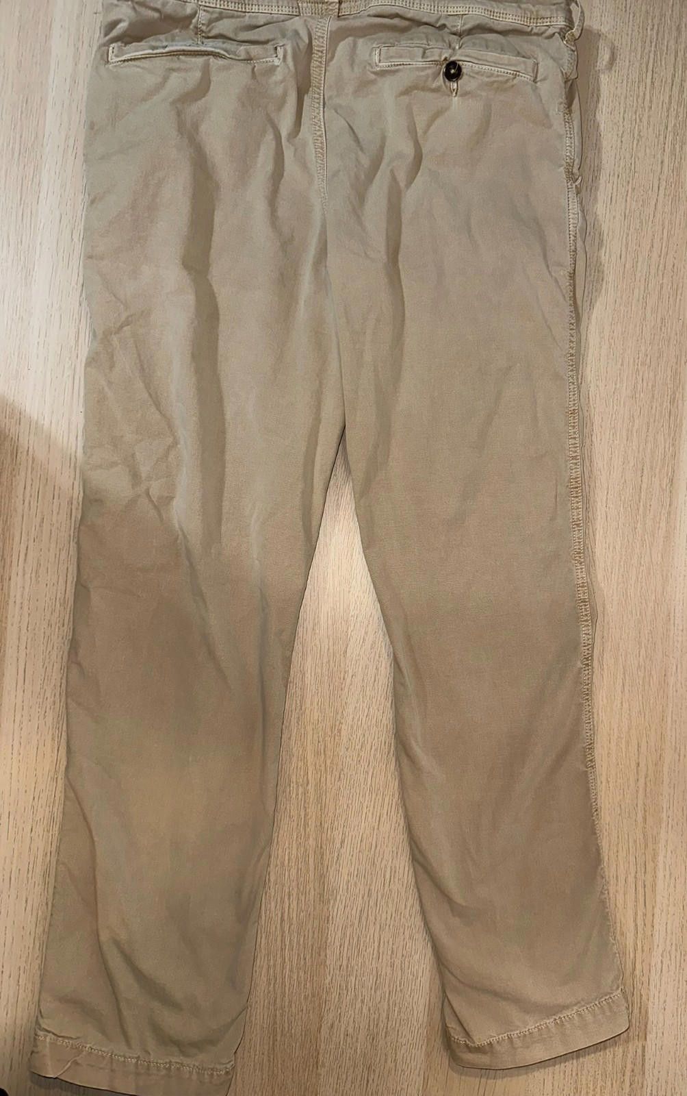 American Eagle Outfitters American Eagle 32x32 Khaki Stretch Pants Cotton Blend Size US M / EU 48-50 / 2 - 7 Thumbnail