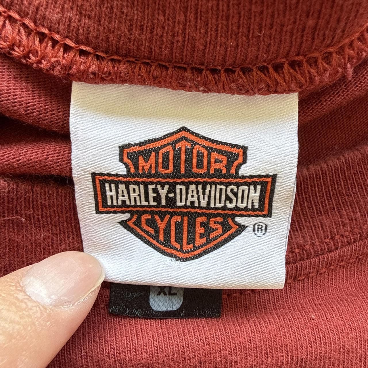 Harley Davidson Vintage Y2K Harley Davidson flame long sleeve Size US XL / EU 56 / 4 - 6 Thumbnail