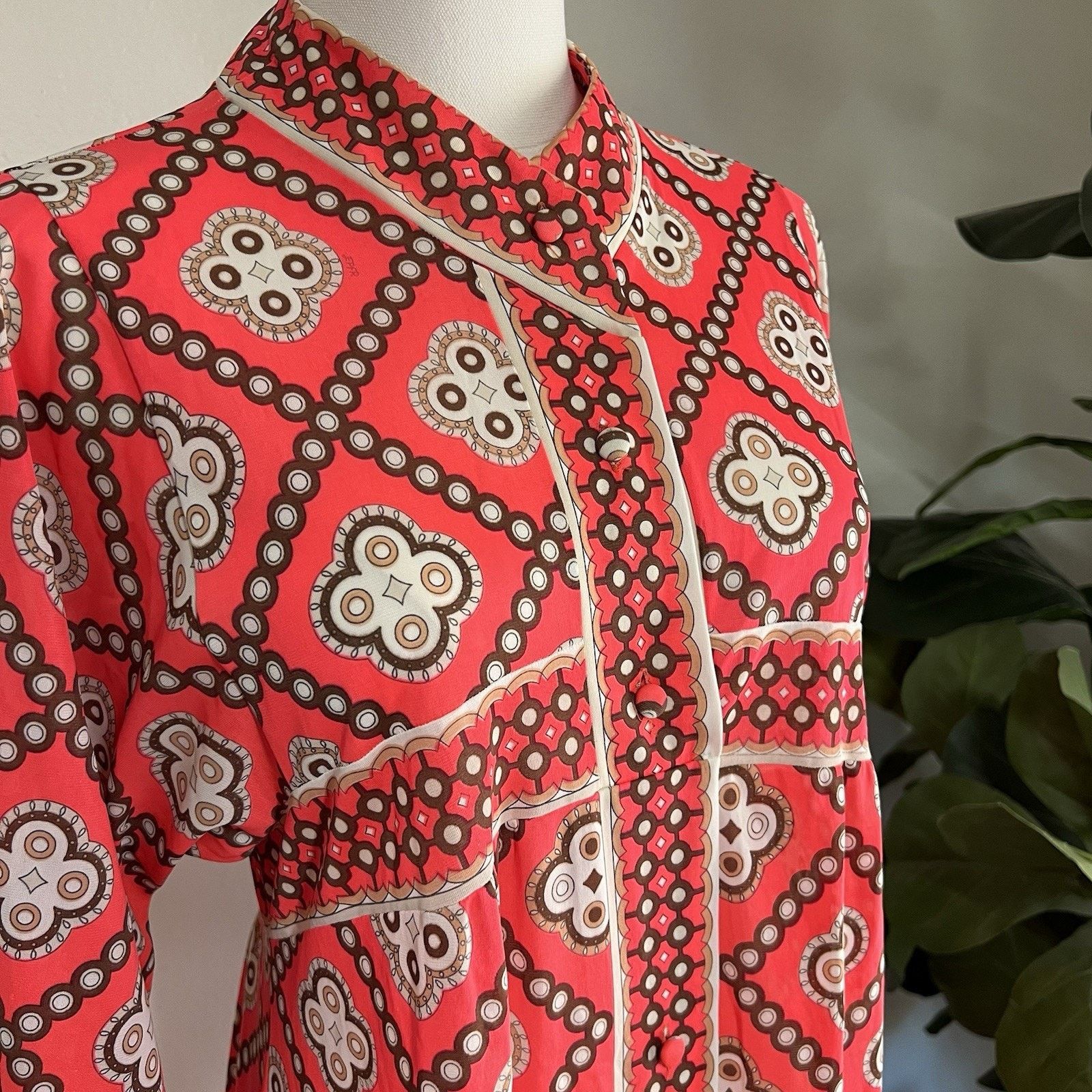 Emilio Pucci RARE Emilio Pucci Formfit Rogers EPFR Kimono Robe Hostess Size ONE SIZE - 2 Thumbnail