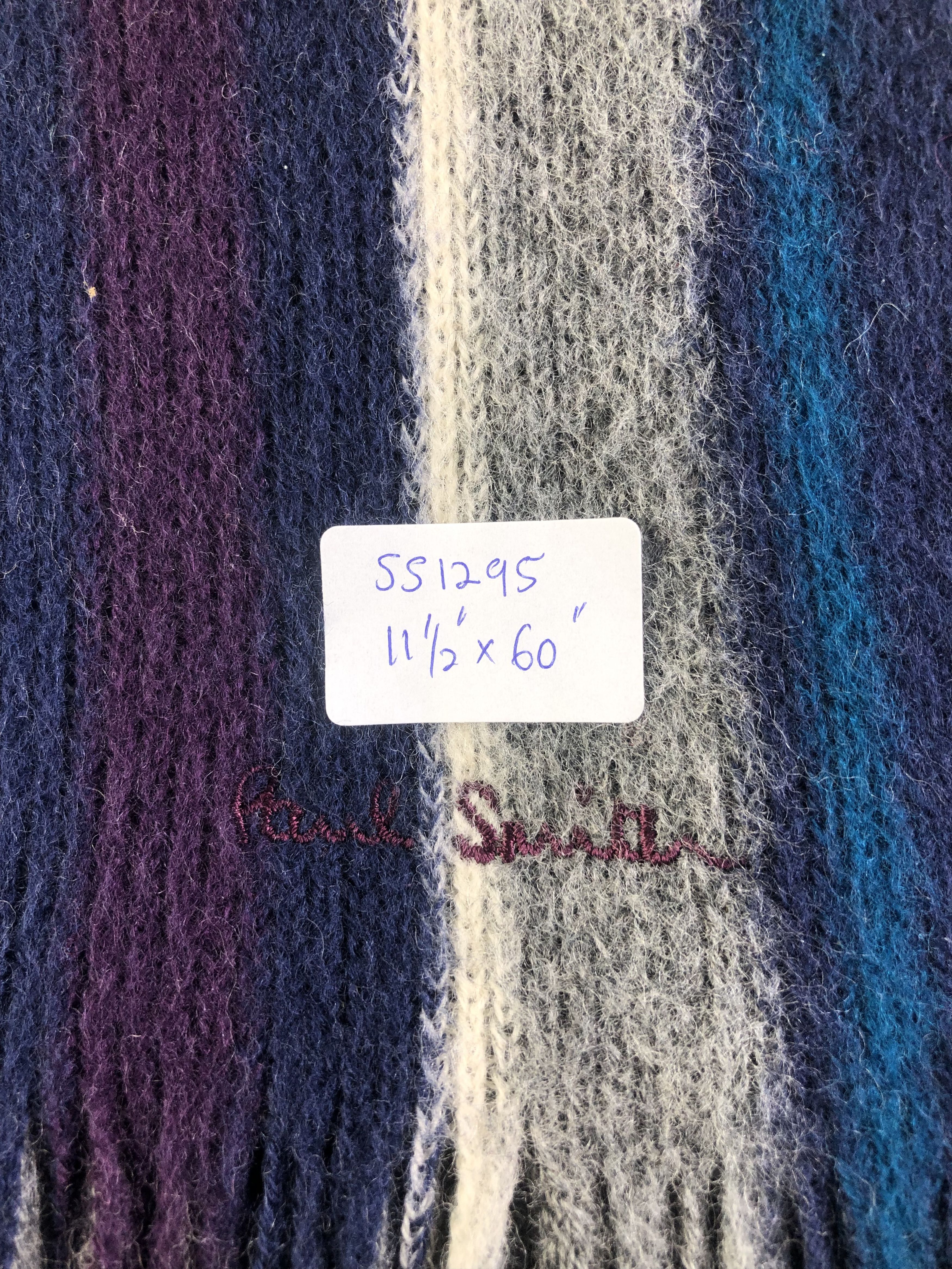 Paul Smith Paul Smith Wool Scarf / Muffler / Neckwear SS1295 Size ONE SIZE - 8 Thumbnail