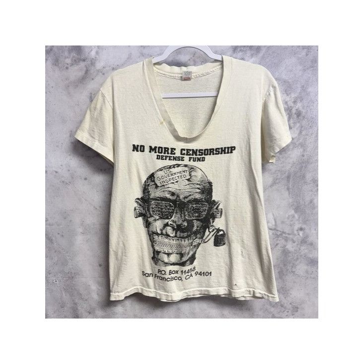 Band Tees Vintage 80s Dead Kennedys No More Censorship Defense Fund Size US L / EU 52-54 / 3 - 1 Thumbnail