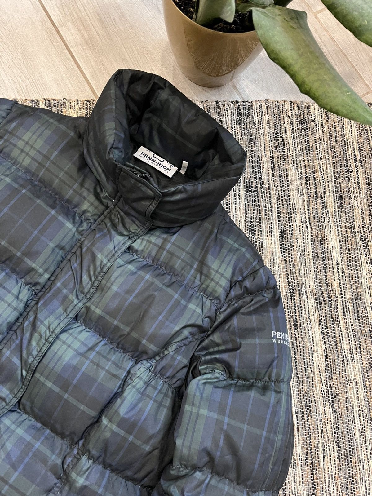 Woolrich Woolen Mills Penn Rich Woolrich down jacket checkered Moncler style Size L / US 10 / IT 46 - 7 Thumbnail