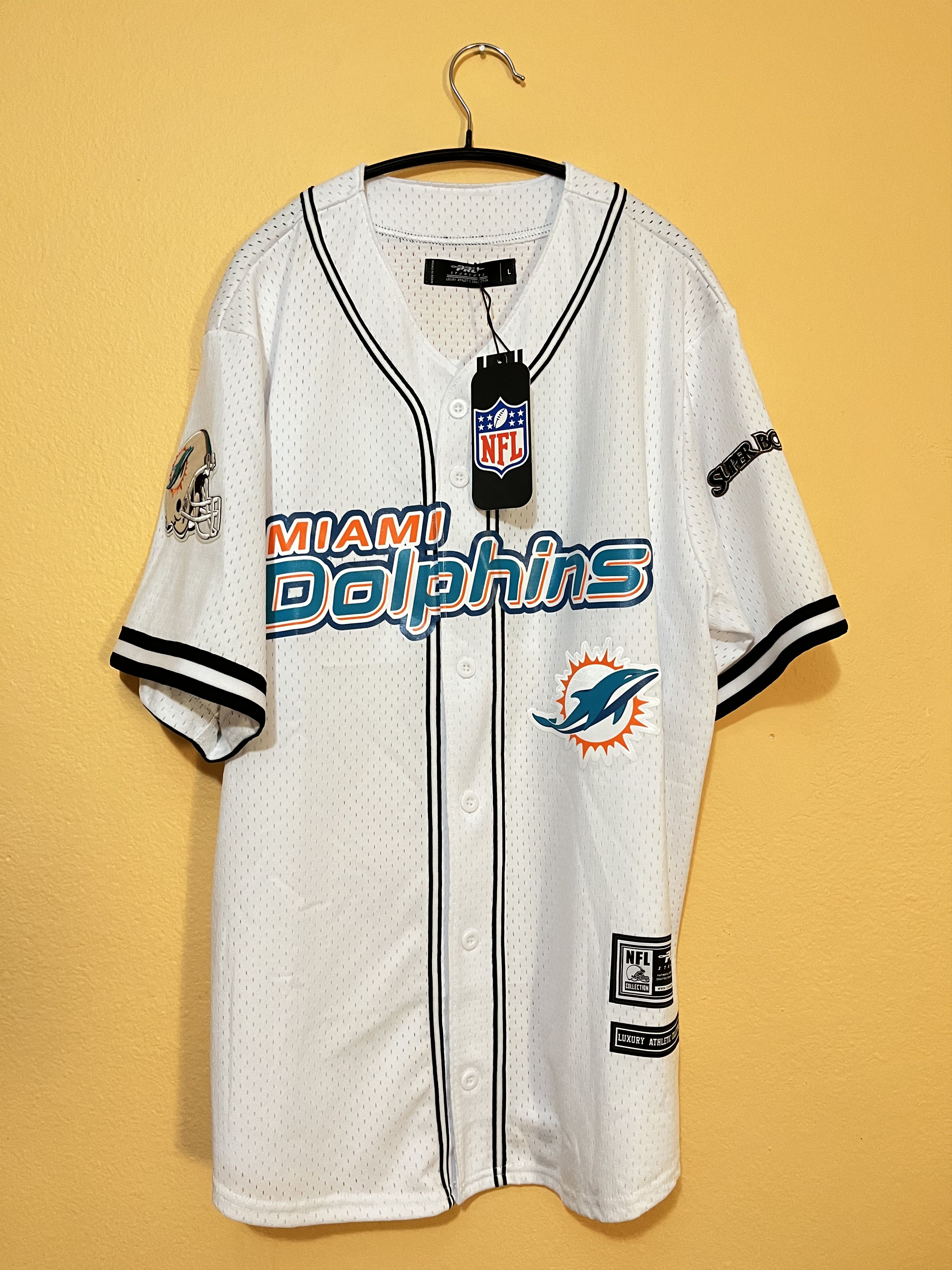 Miami Dolphins Baseball Jersey