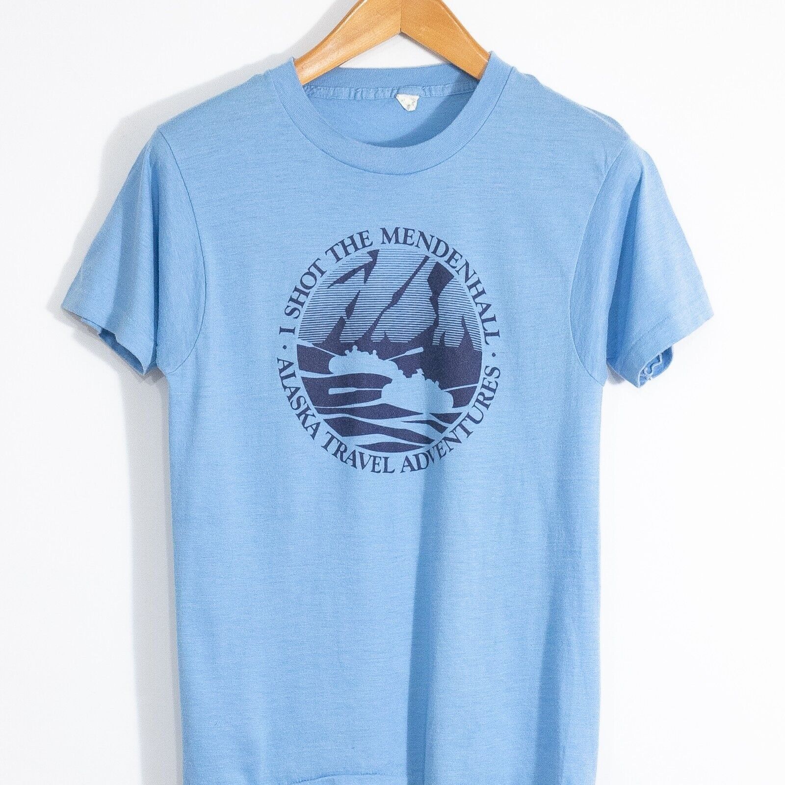Vintage Vintage 80s Mendenhall Glacier T Shirt Mens Small - Alaska Size US S / EU 44-46 / 1 - 2 Thumbnail