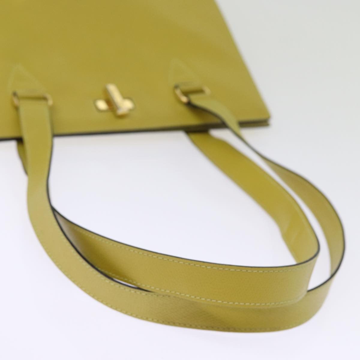 Celine CELINE Tote Bag Leather Yellow Size ONE SIZE - 7 Thumbnail