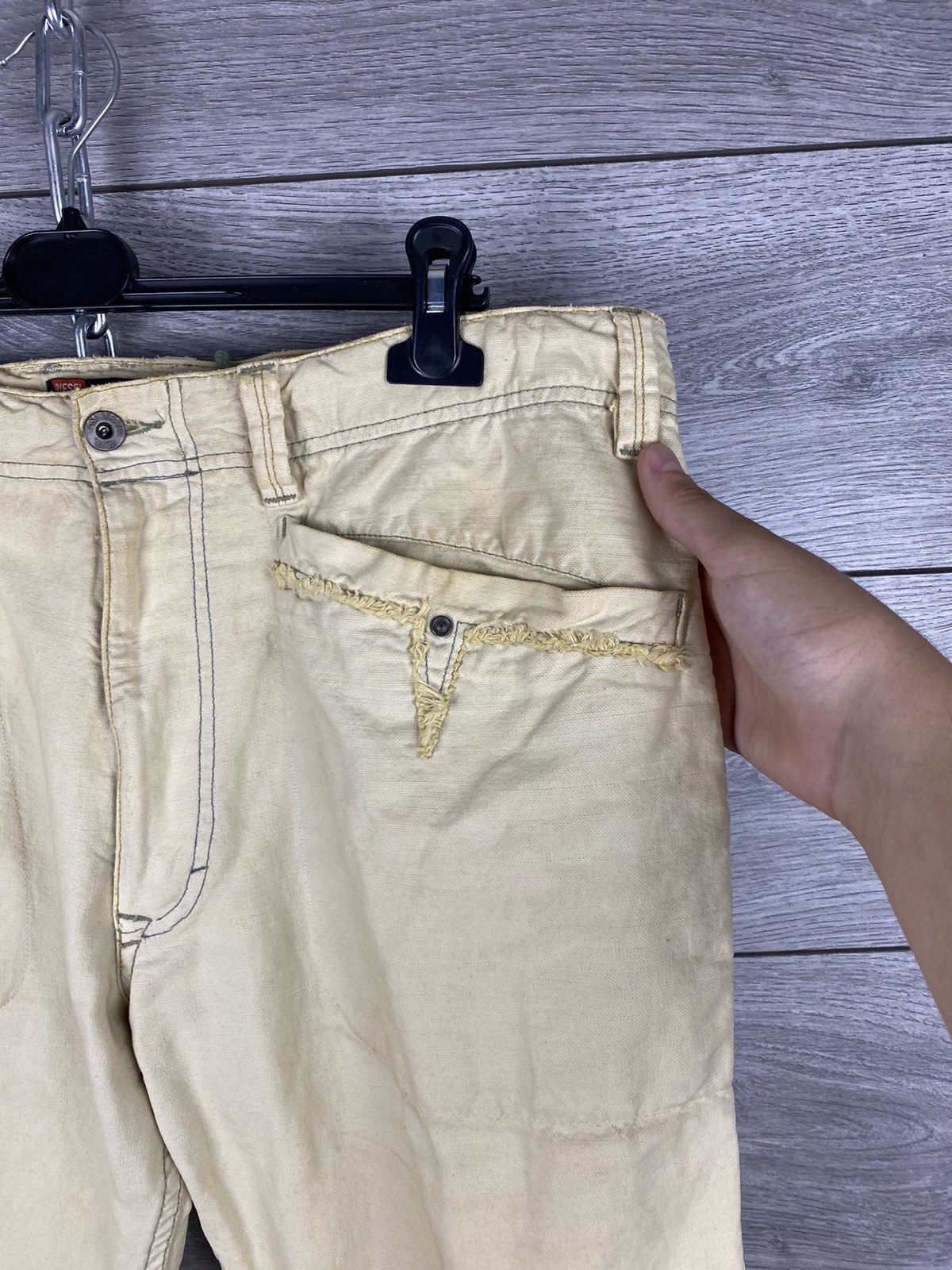 Diesel Mens Vintage Diesel Avant Garde Baggy Pants Size US 36 / EU 52 - 2 Thumbnail