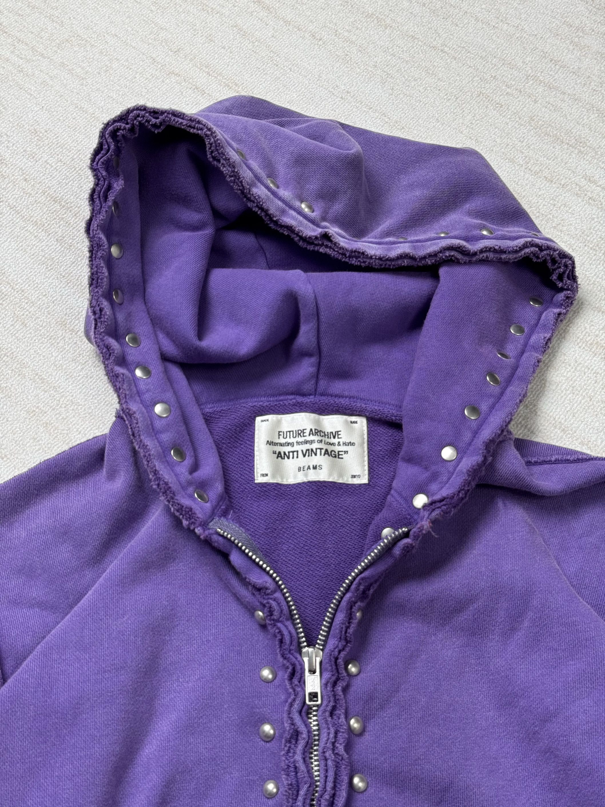 Japanese Brand UNWORN* FUTURE ARCHIVE CHEMICAL FADE MA-1 Hoodie Size US M / EU 48-50 / 2 - 3 Thumbnail