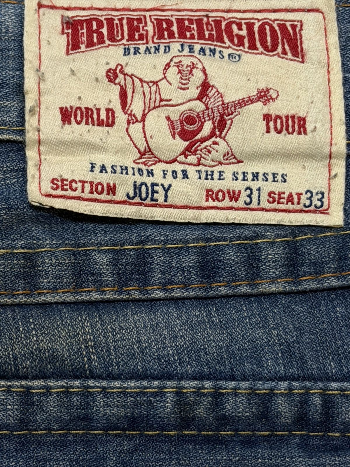 True Religion Vintage 90s Usa True Religion Mud Wash Faded Spiral Wide Leg Size US 34 / EU 50 - 6 Thumbnail