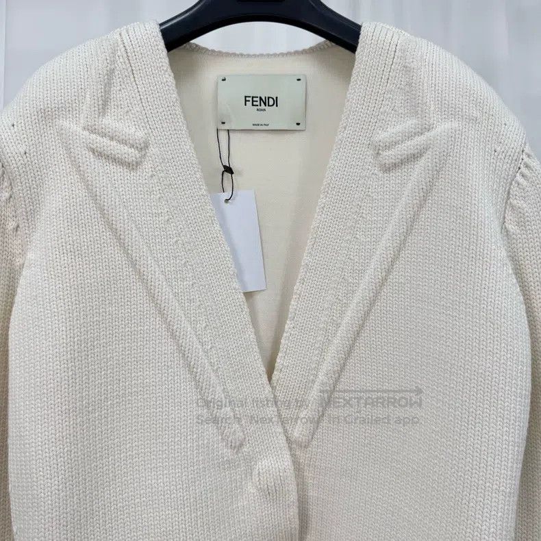 Fendi Fendi Relief Sculpture Western Suit Double Pocket Knit Jac Size M / US 6-8 / IT 42-44 - 3 Thumbnail