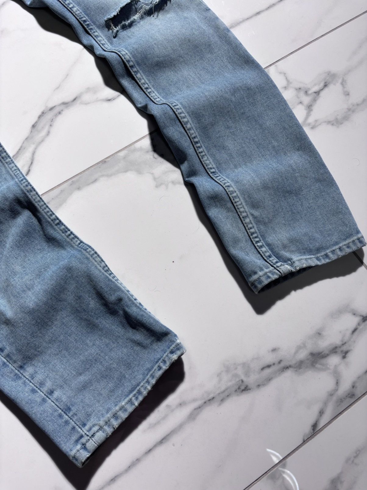 Allsaints Allsaints Jeans Denim Distressed Y2K Designer Japanese Style Size US 30 / EU 46 - 4 Thumbnail