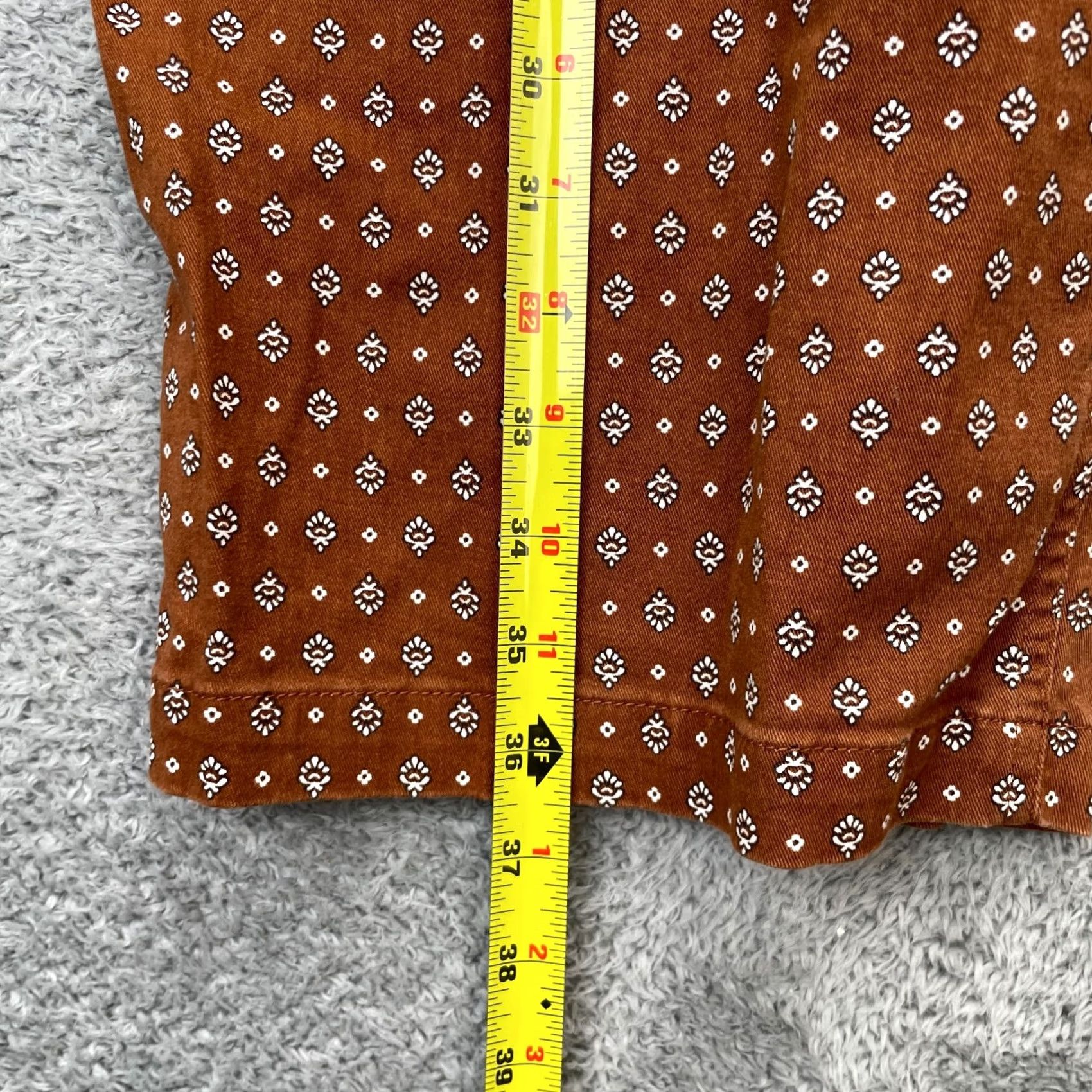 Lands' End Lands' End Pants Womens 22W Capri Mid Rise Cotton Spandex Brown Twill Pockets Stretch Casual Workwear 22 in Inseam Size 40" / US 18 - 7 Thumbnail