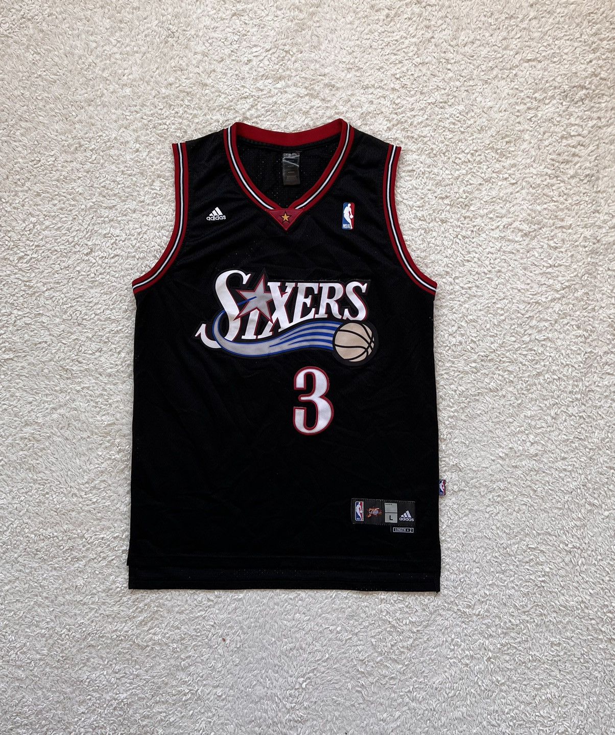 Adidas × NBA Jersey Adidas Philadelphia 76ers NBA Werson 3 Size US L / EU 52-54 / 3 - 1 Thumbnail