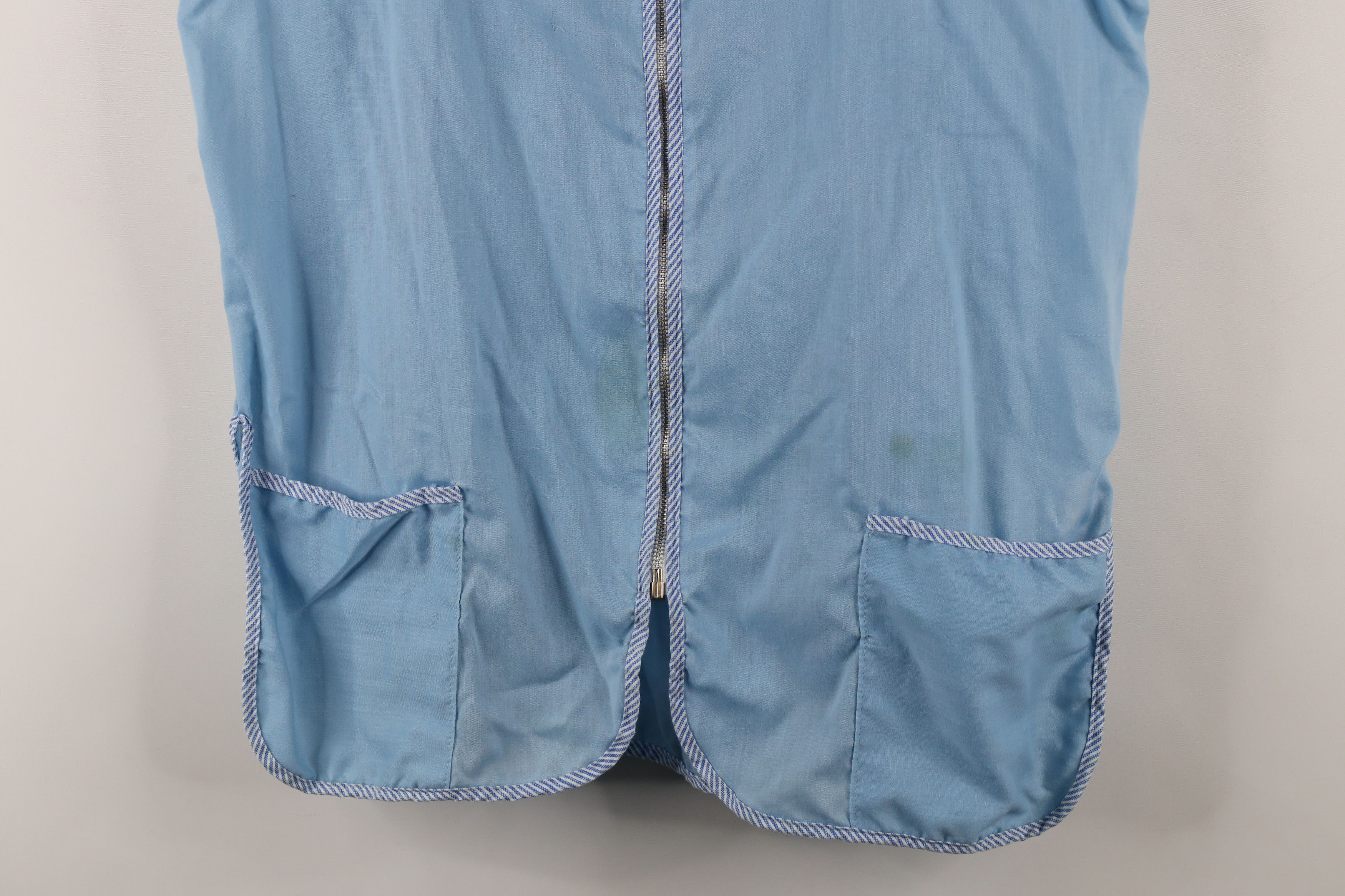 Vintage Vintage 60s 70s Streetwear Striped Full Zip Vest USA Size M / US 6-8 / IT 42-44 - 3 Thumbnail