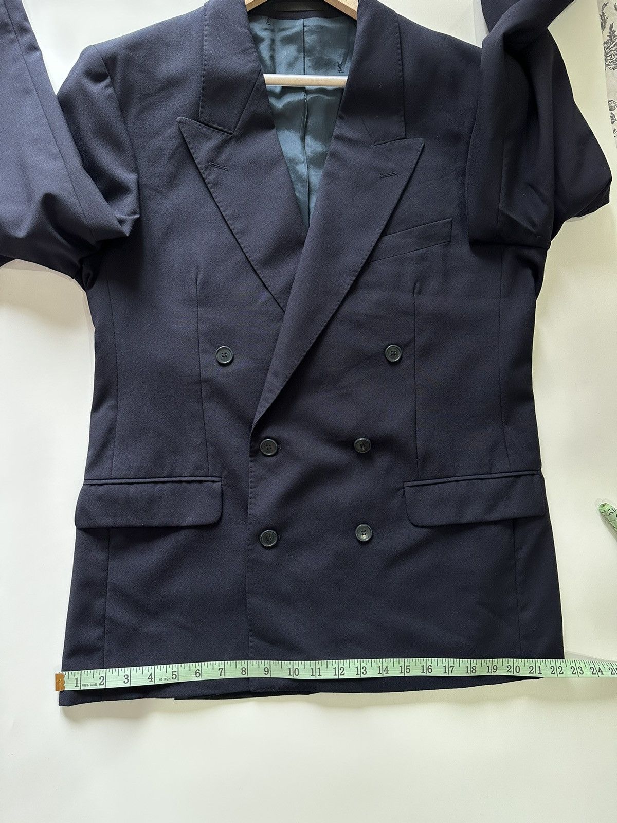 Yves Saint Laurent Yves Saint Laurent Blazer Double Breasted Size 48R - 9 Thumbnail