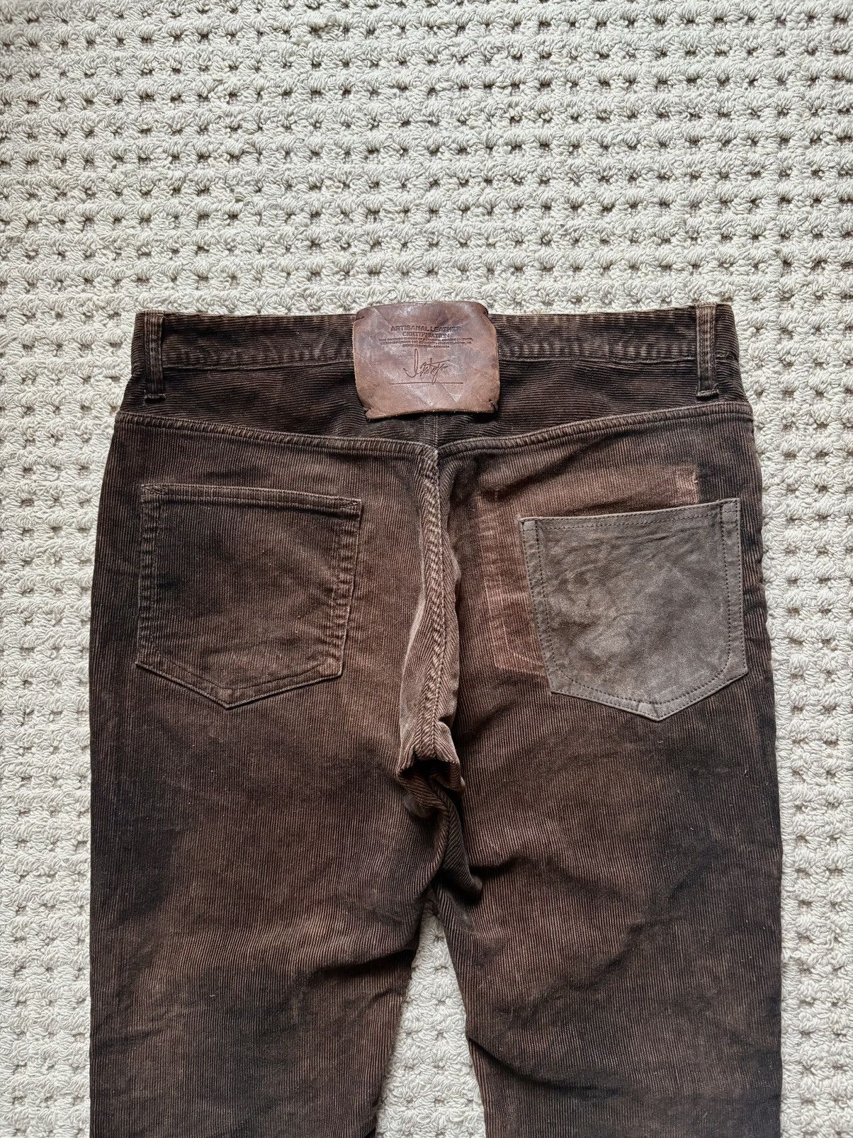 Isamu Katayama Backlash Isamu Katayama Backlash Leather Pocket Corduroys Size US 32 / EU 48 - 2 Thumbnail