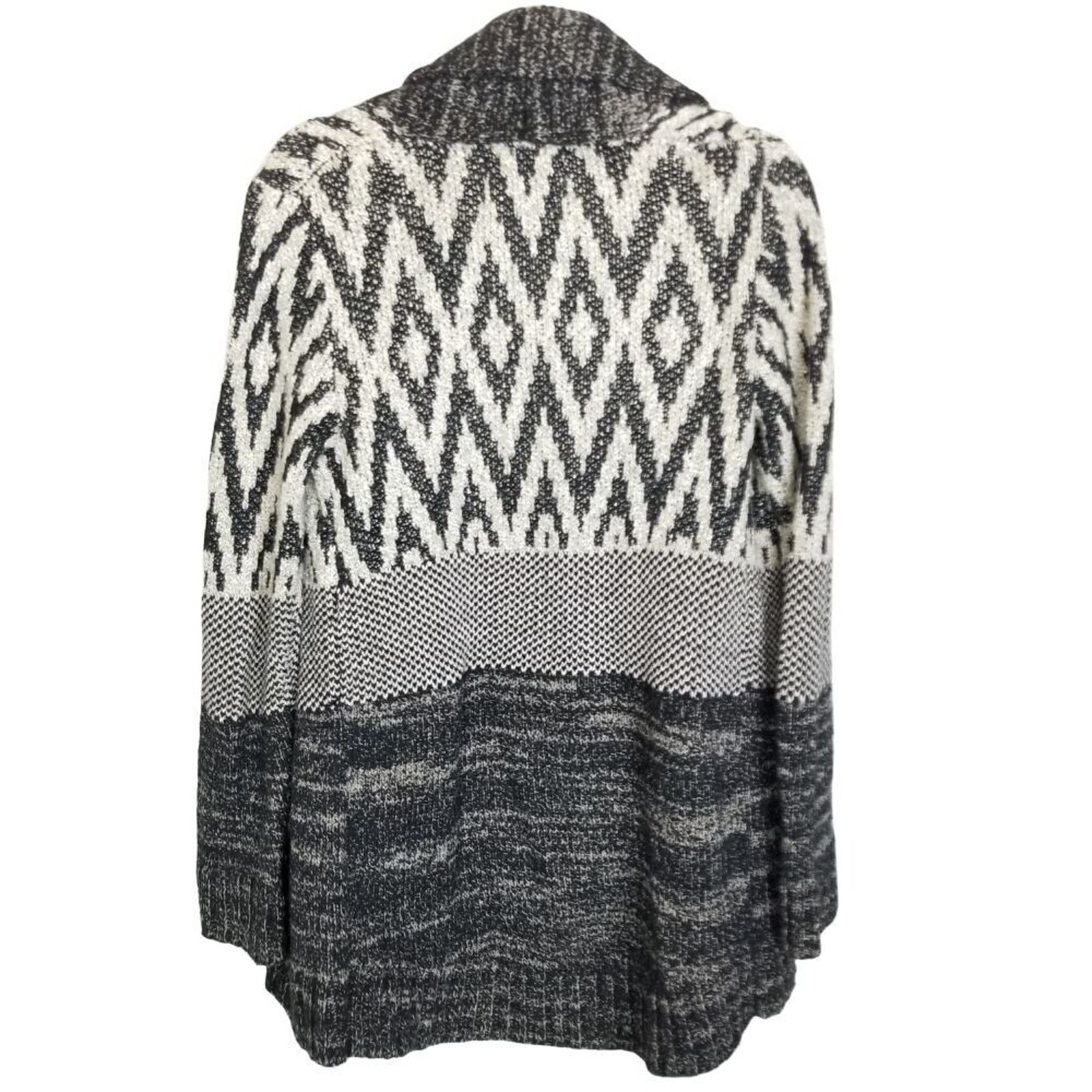 Lucky Brand Lucky Womens Stargazer Wool Cardigan Sweater Open Boho Aztec Size M / US 6-8 / IT 42-44 - 9 Thumbnail